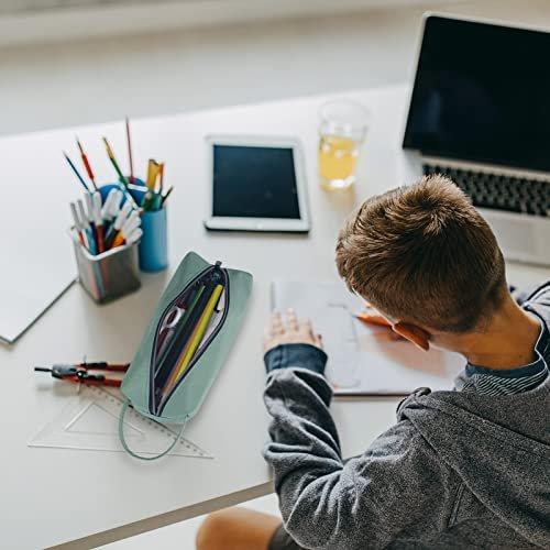 Only-bags.store Vintage Federmäppchen Federmappe Einzelmäppchen Federmäppchen Federmäppchen Teenager für Büro Universität