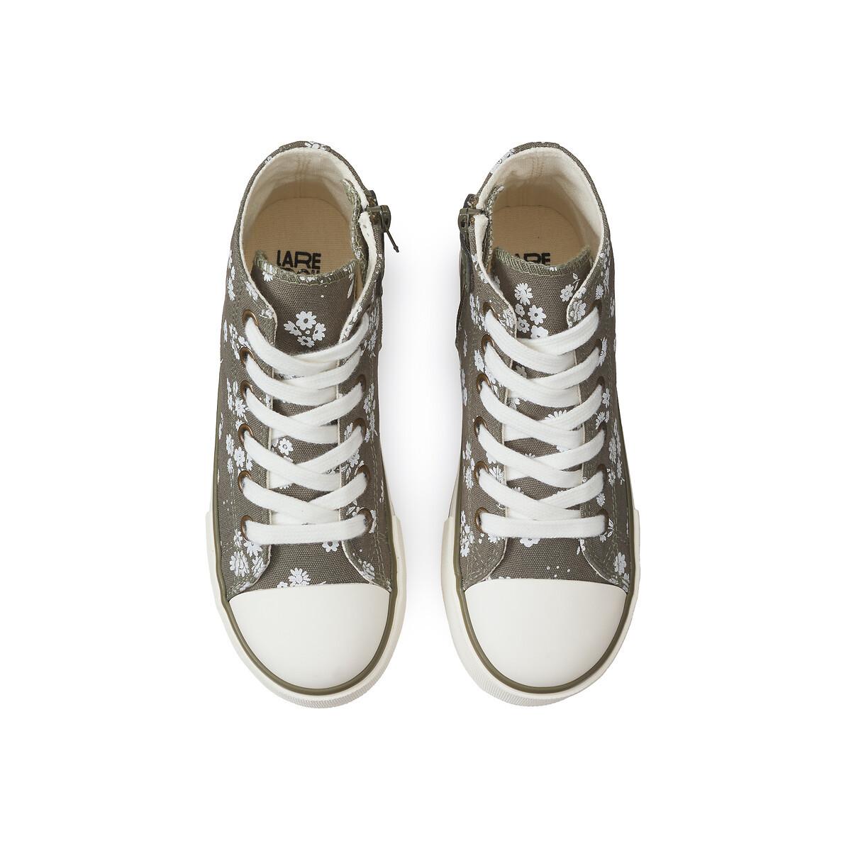 La Redoute Collections Hohe Sneakers mit Blumenmuster