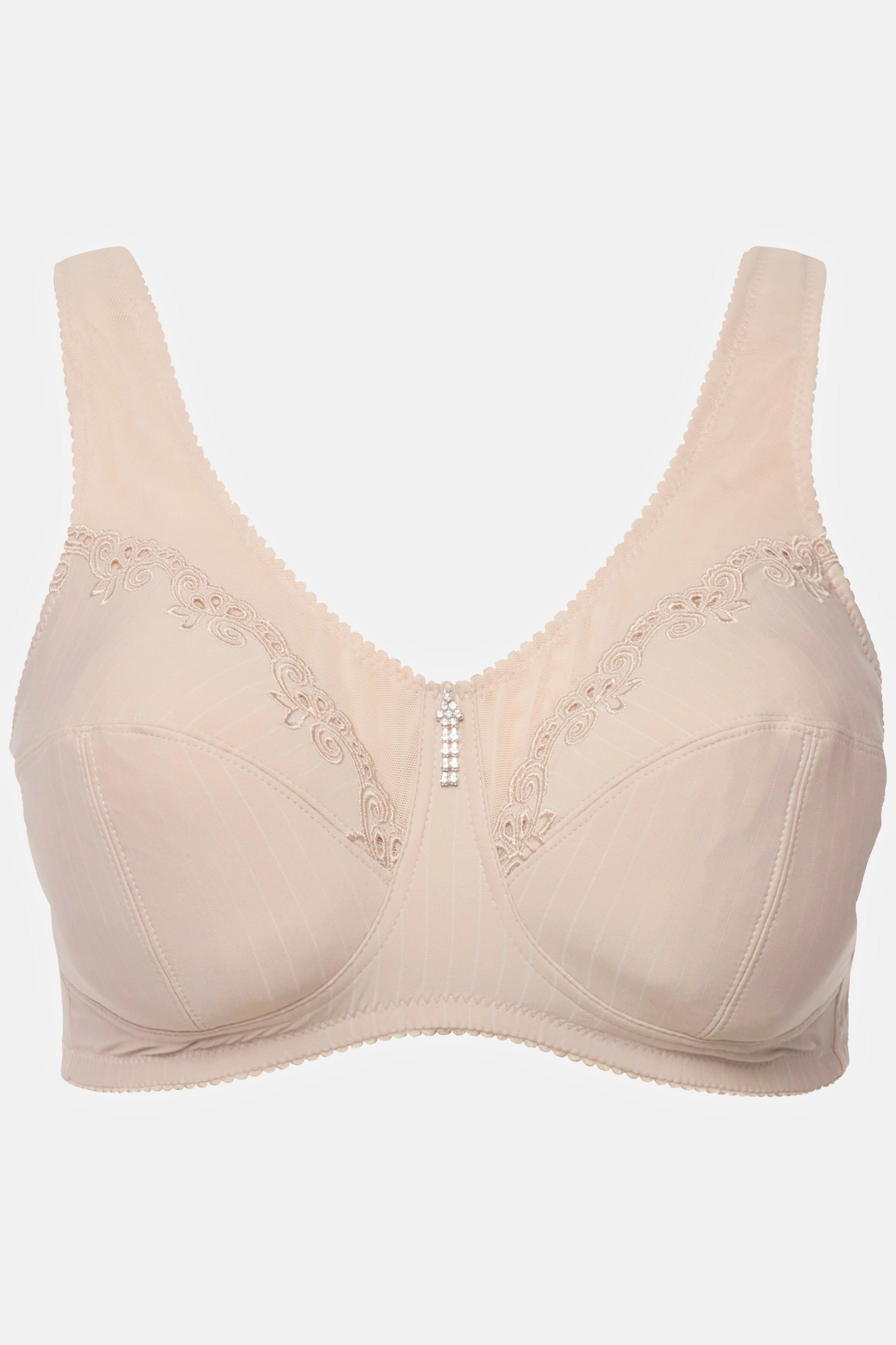 Ulla Popken Entlastungs-BH, ohne Bügel, Strassanhänger, Cup C - G