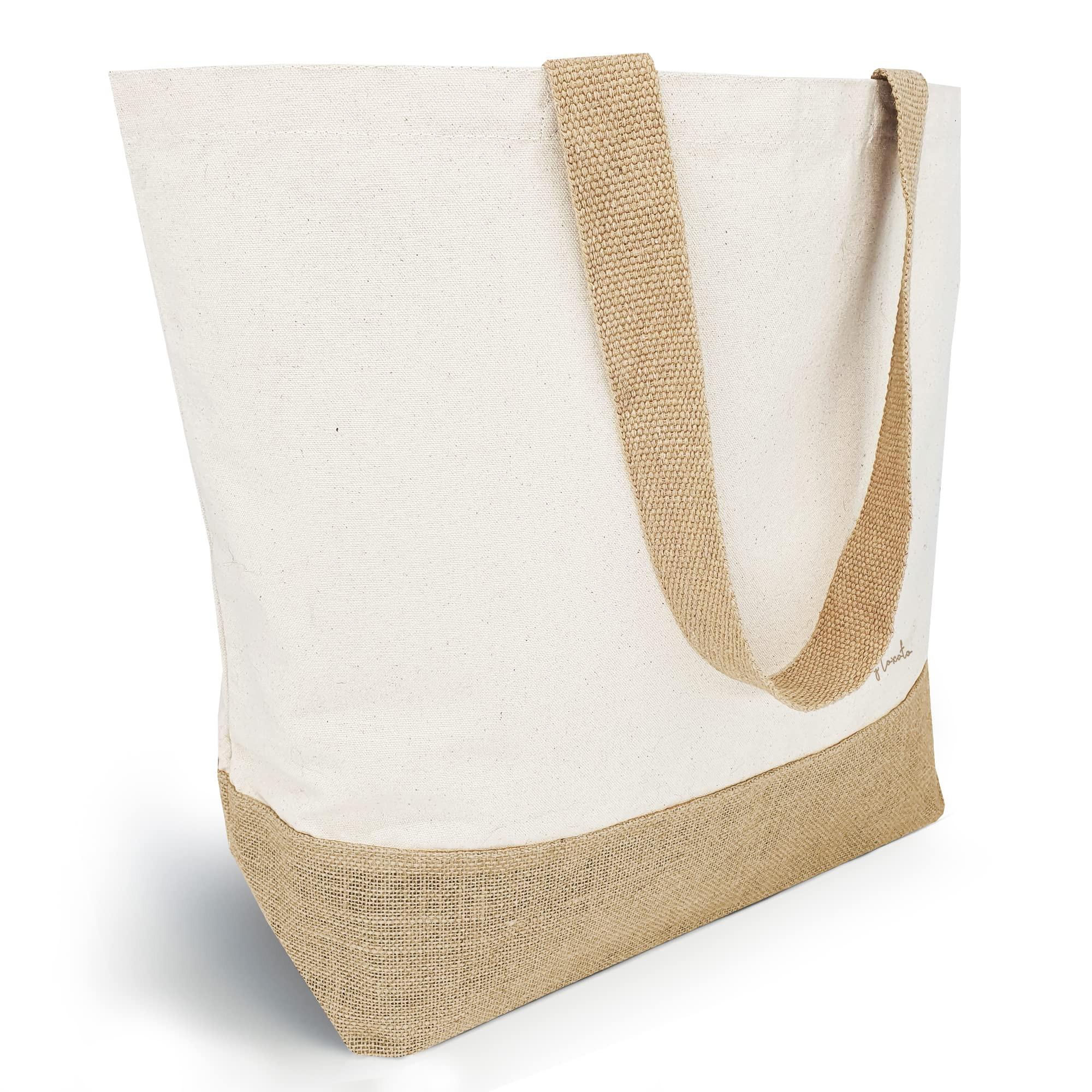 Only-bags.store Jutetasche Shopper Einkaufstasche Badetasche