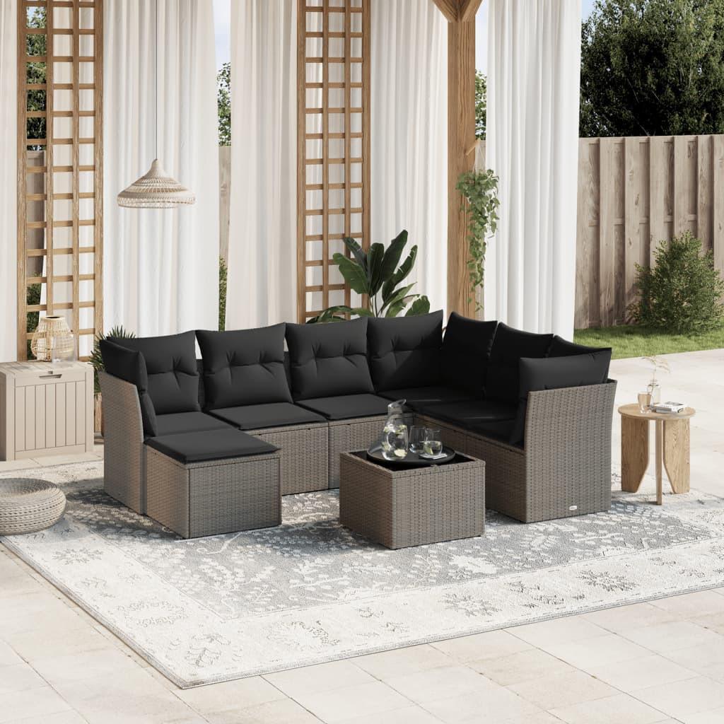 VidaXL Garten sofagarnitur poly-rattan