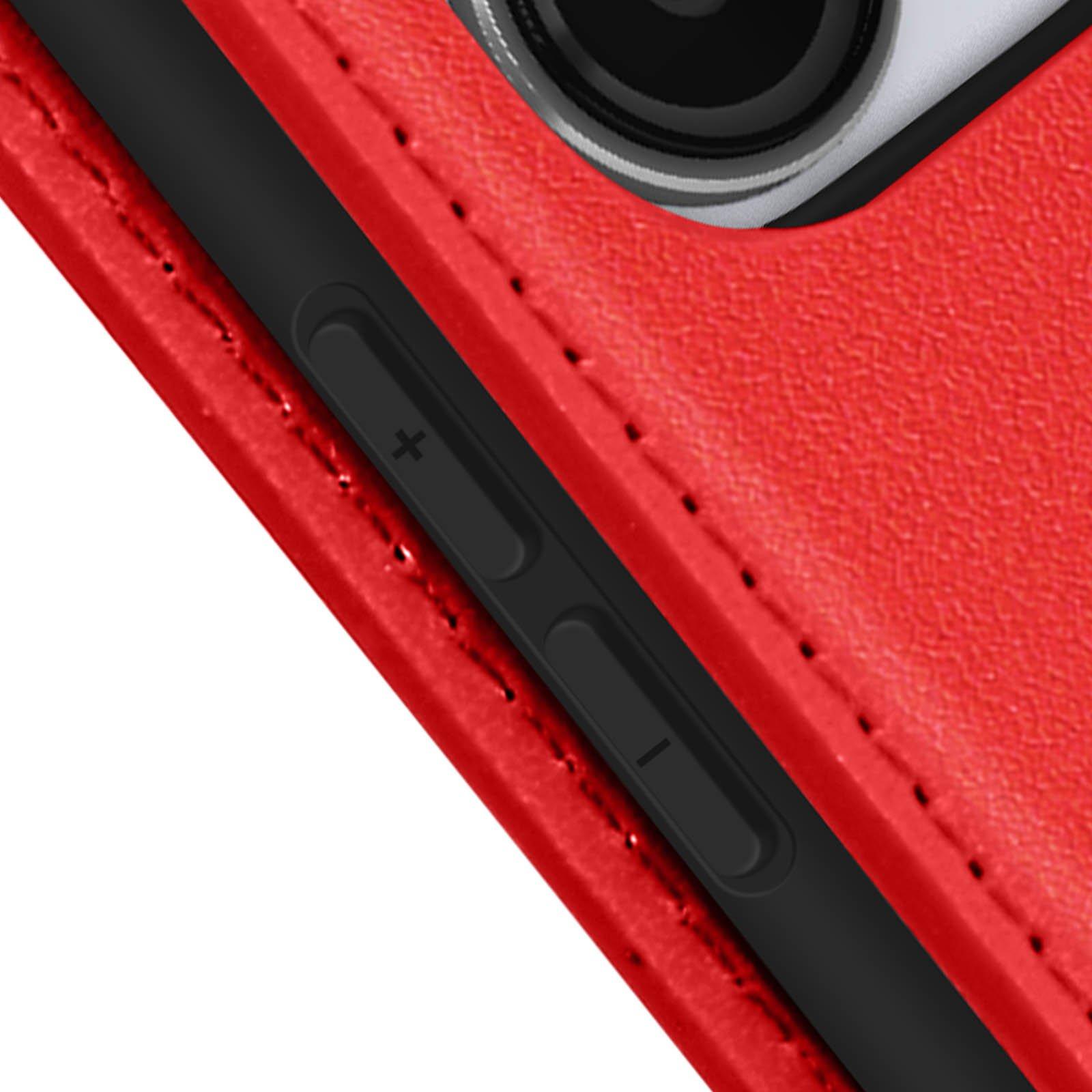 Avizar Classic Cover Samsung S21 Ultra Rot