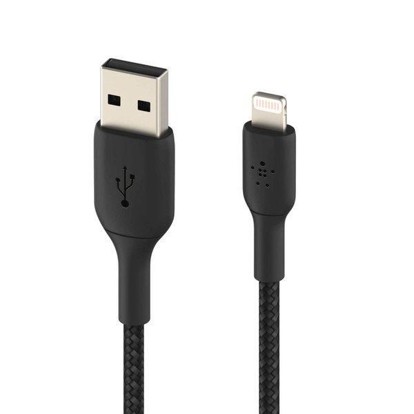 belkin USB /Lightning Nylonkabel Belkin Schwarz