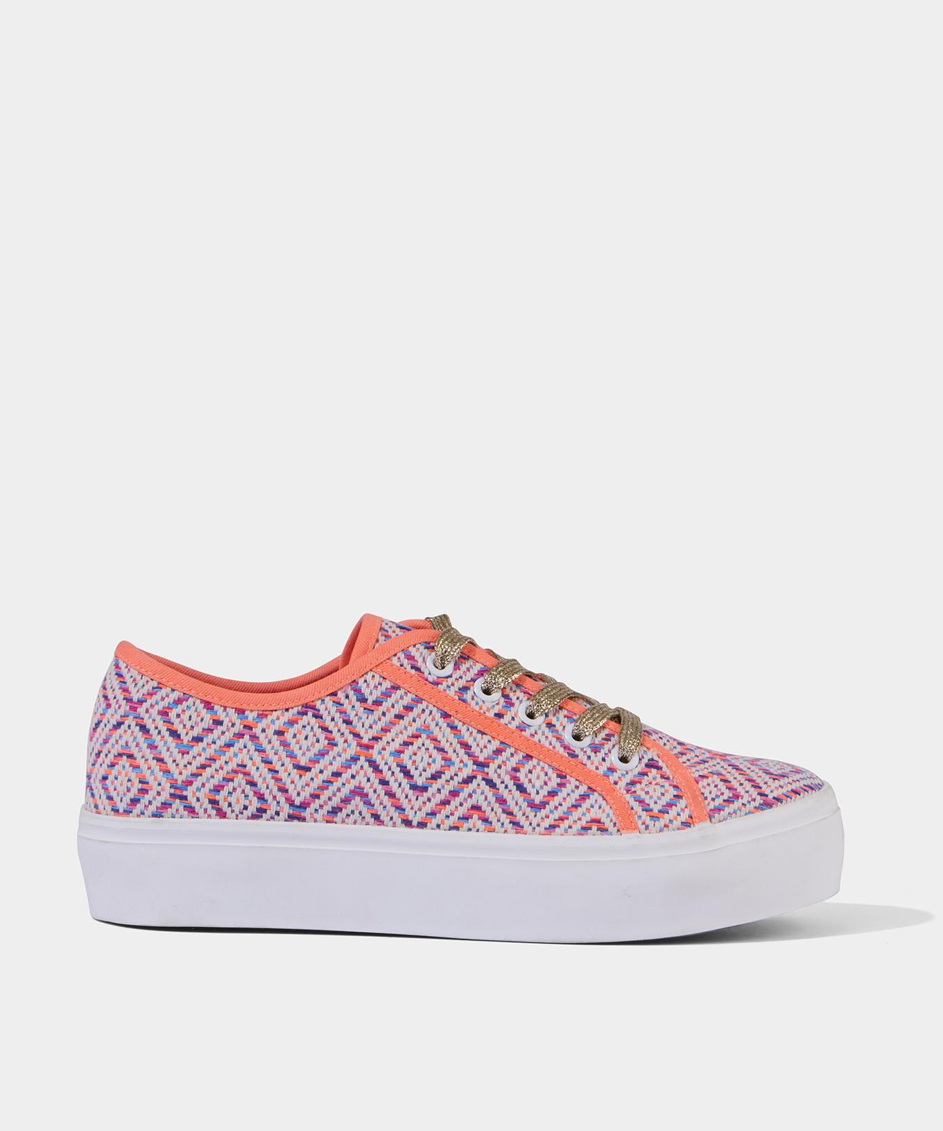 Joe Browns Klobige Plateau-Sportschuhe mit Azteken-Muster