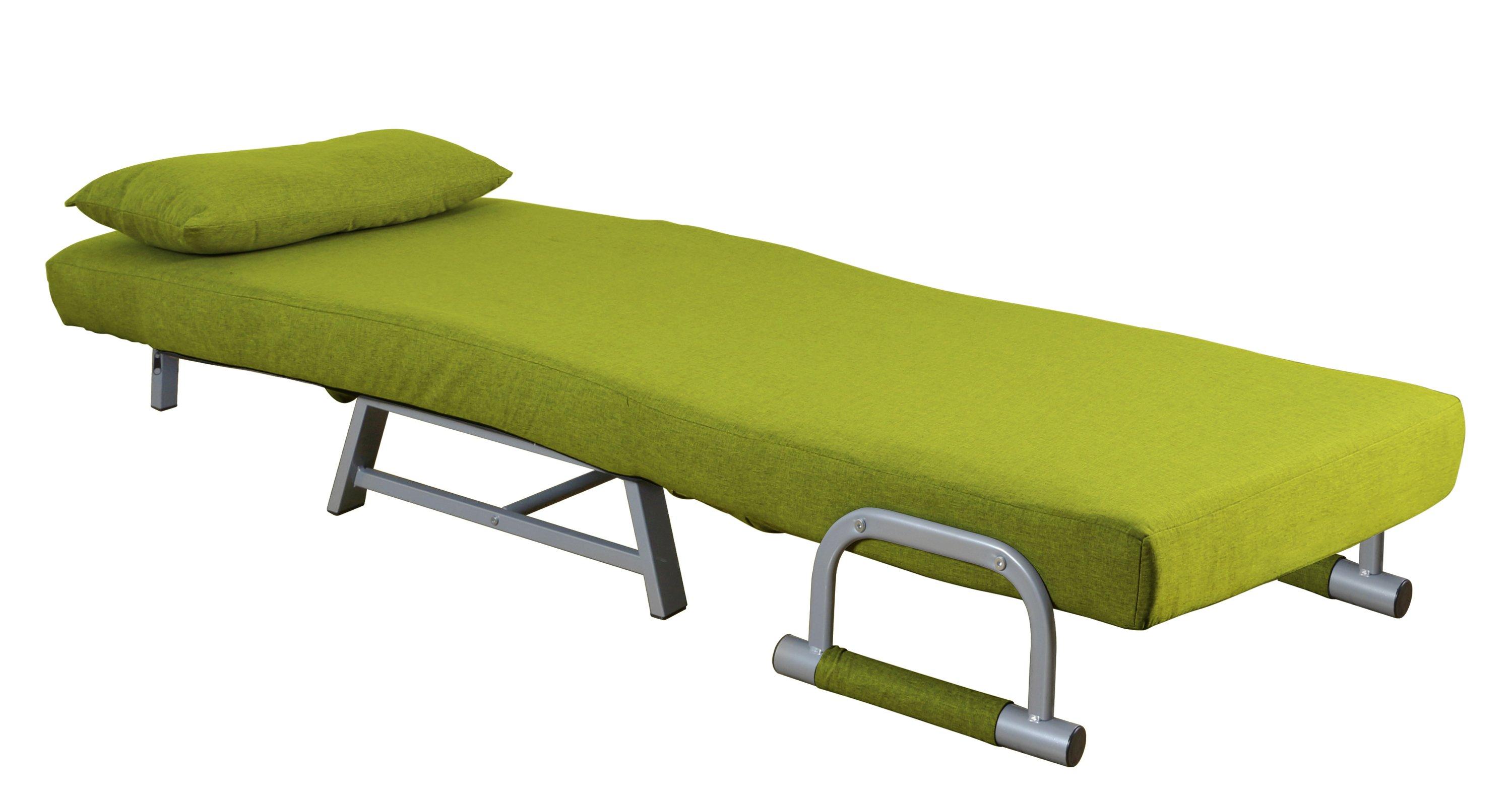 VCM Schlafsessel | Polyester-Stoff | Maße ca. ca. H. 95 x B. 64 x T. 78 cm | Sessel mit Schlaffunktion | Schlafsessel - Kolino