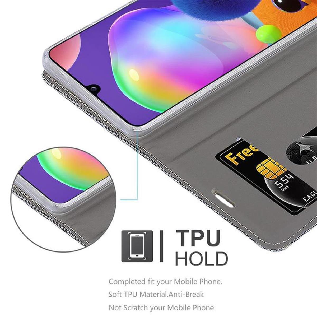 Cadorabo Hülle für Samsung Galaxy A31 Magnetverschluss, Kartenfach
