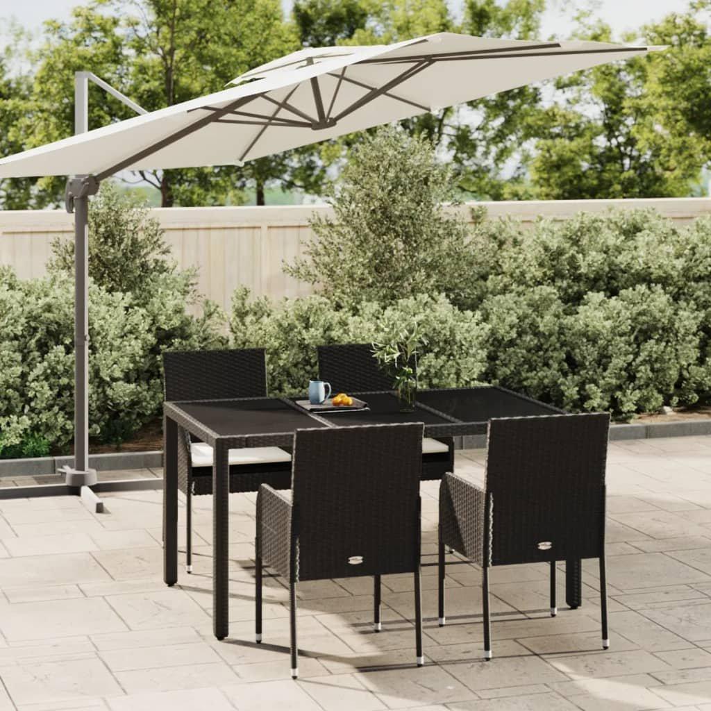 VidaXL Garten essgruppe poly-rattan