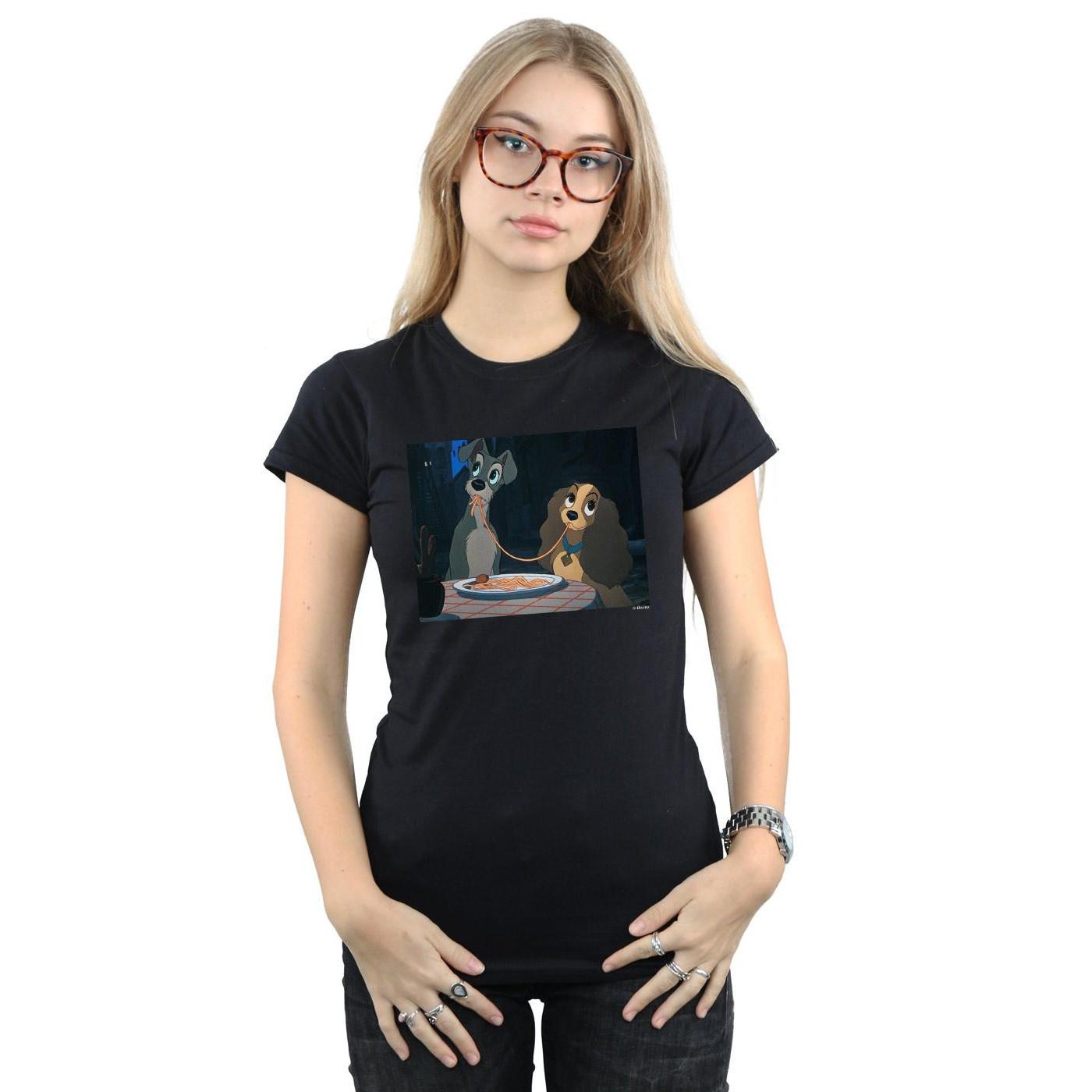 Disney Lady And The Tramp Spaghetti Slurp T-Shirt