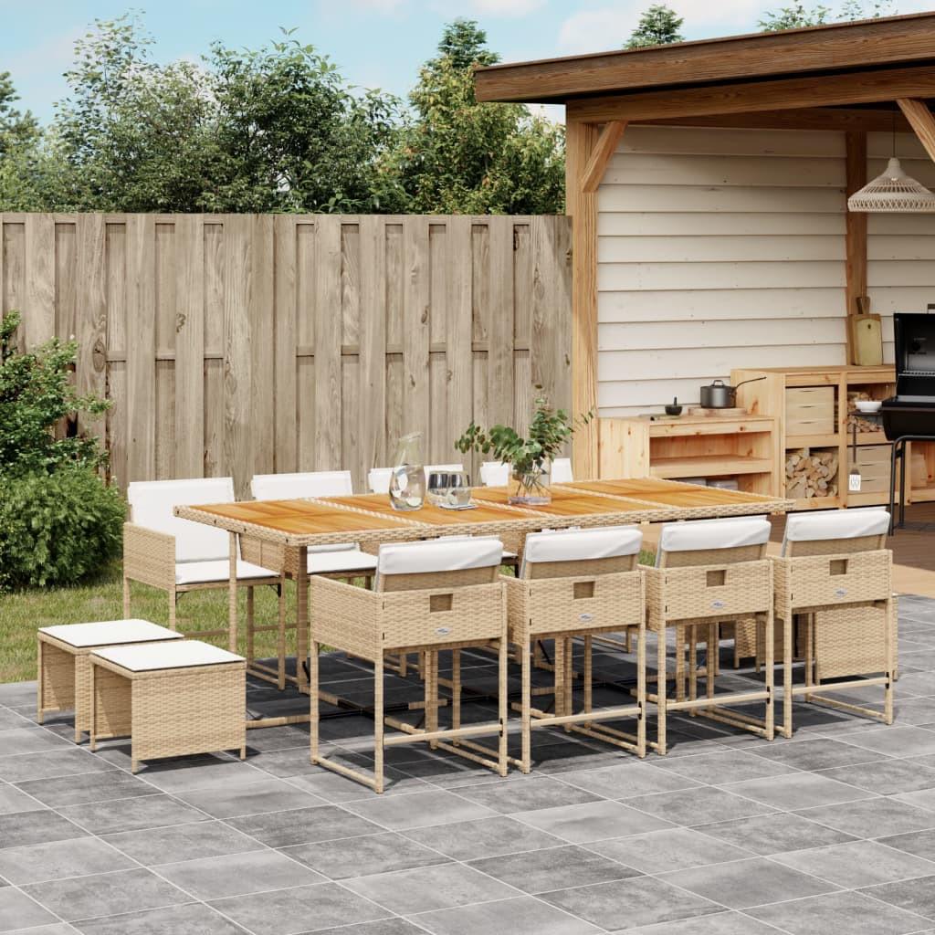 VidaXL Garten essgruppe poly-rattan