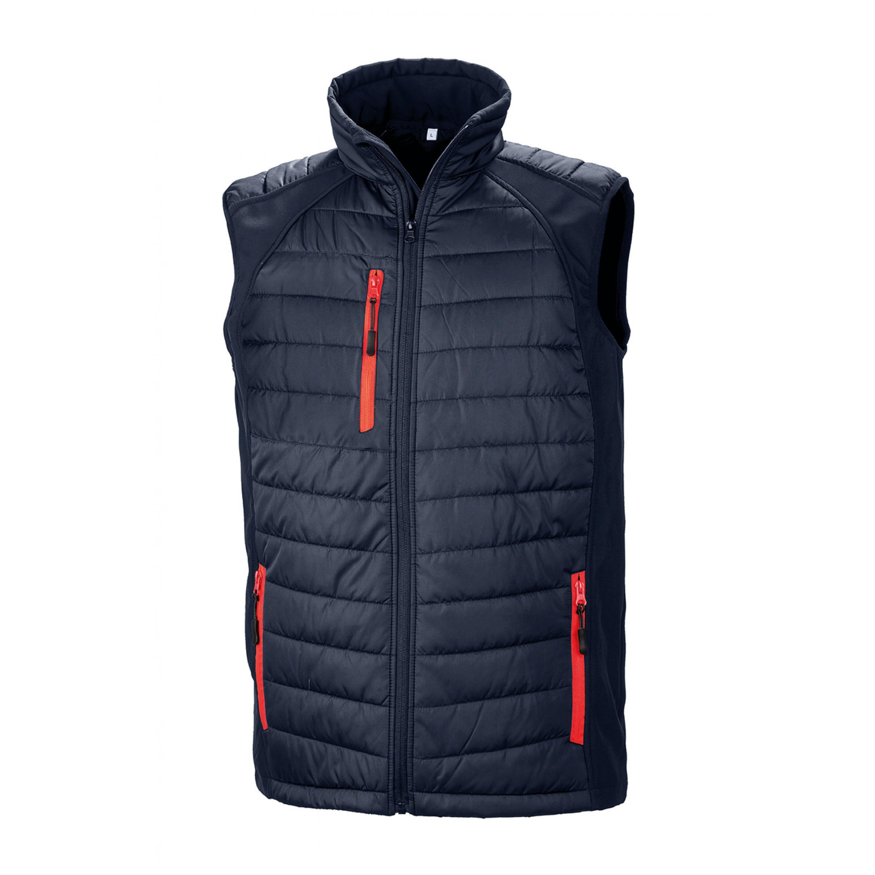 Result recycelte gepolsterte daunenjacke black compass