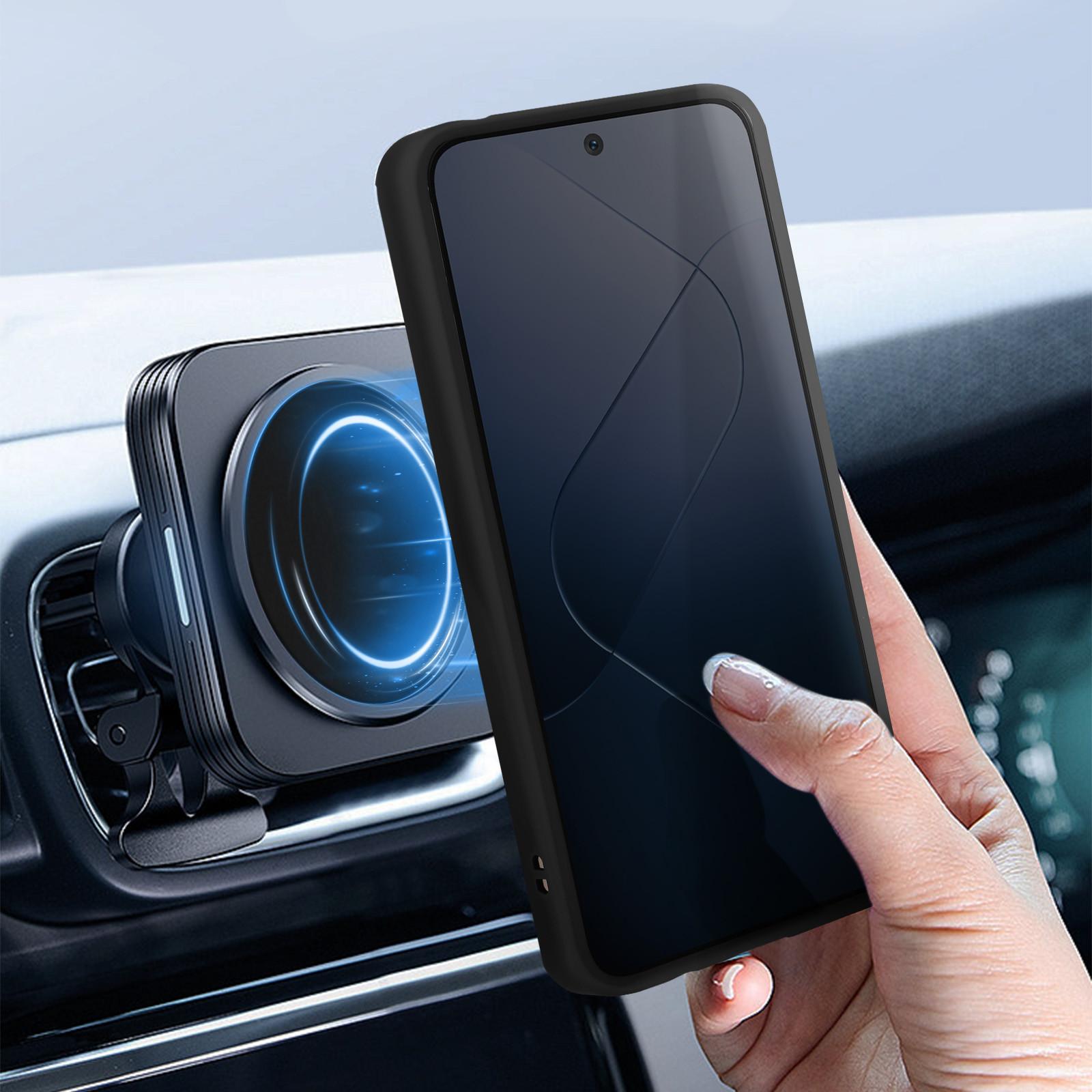 Avizar Ring-Hülle Xiaomi 14 Schwarz