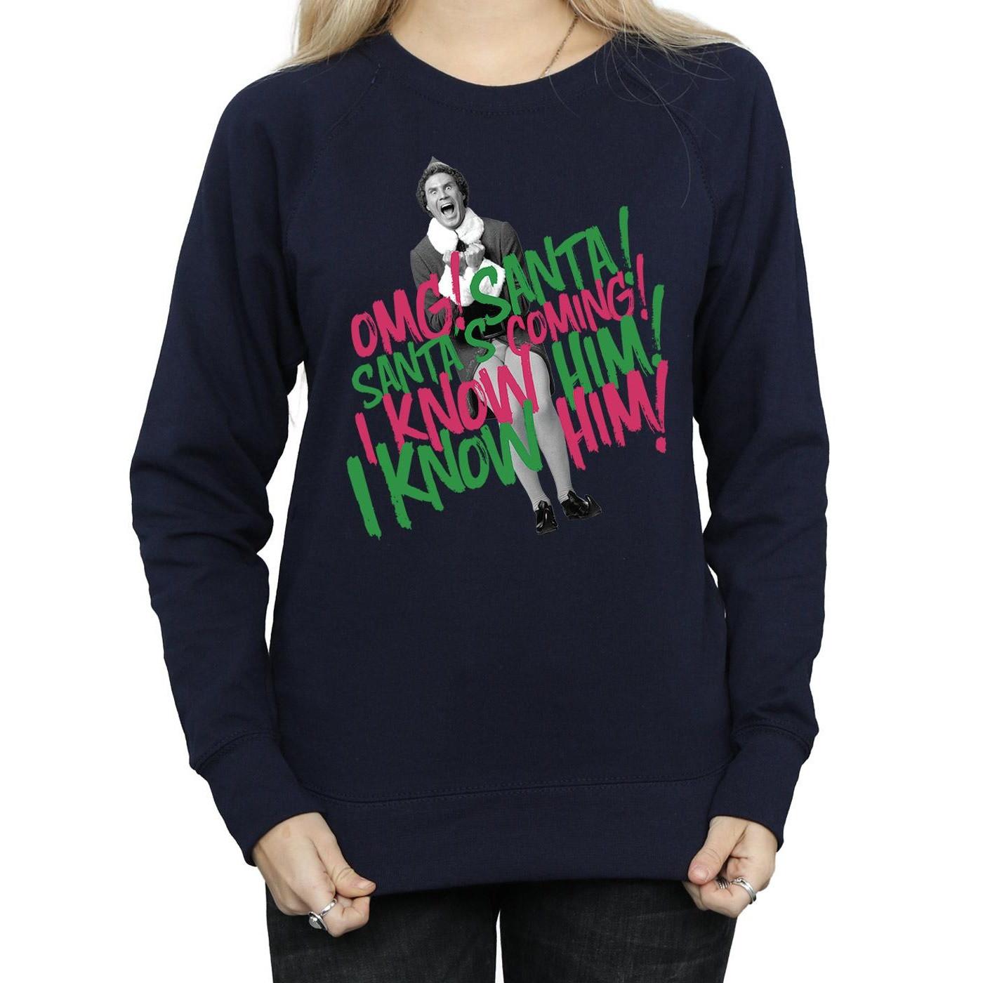 Elf Santa's Coming Sweatshirt