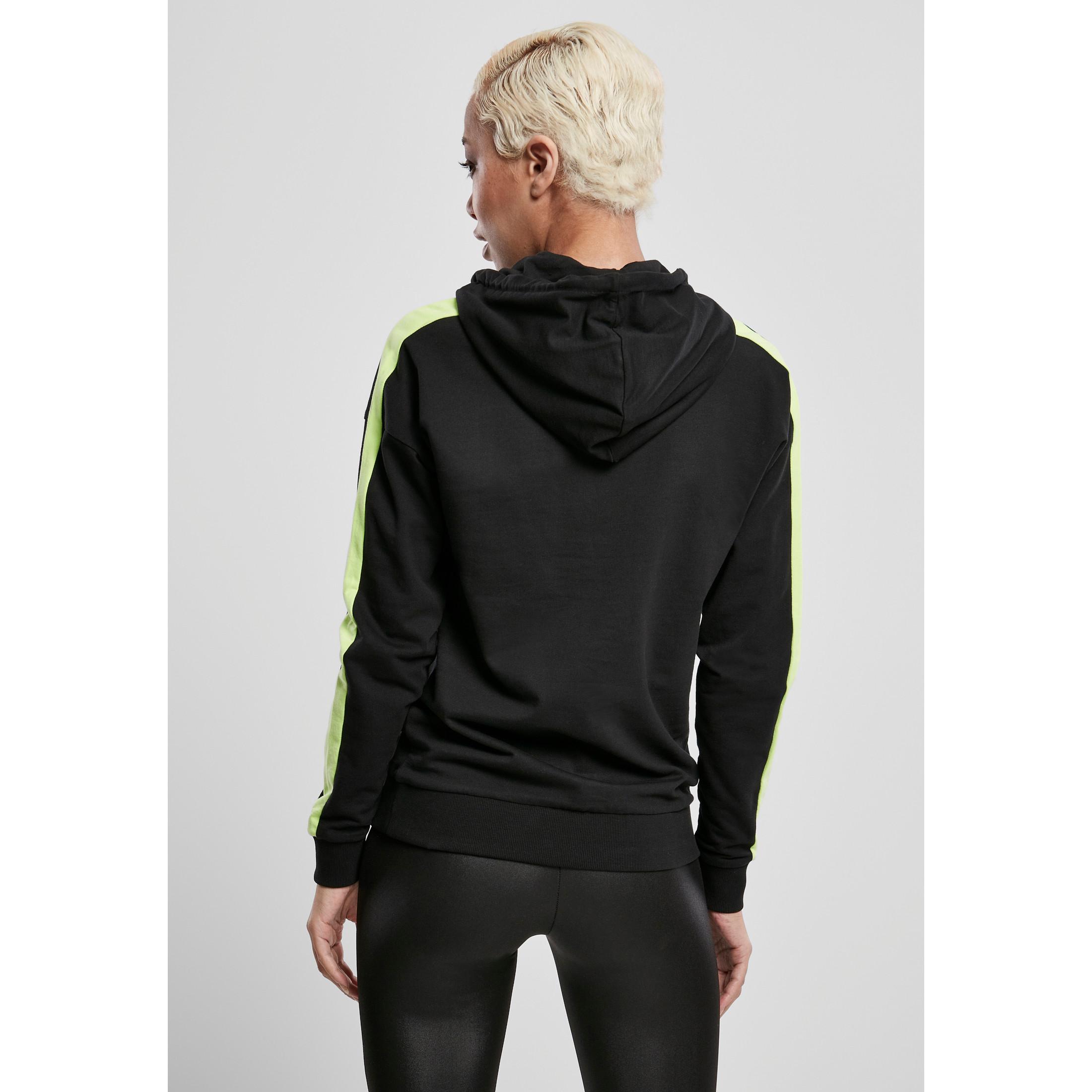 URBAN CLASSICS kapuzenpullover urban claic neon tripe