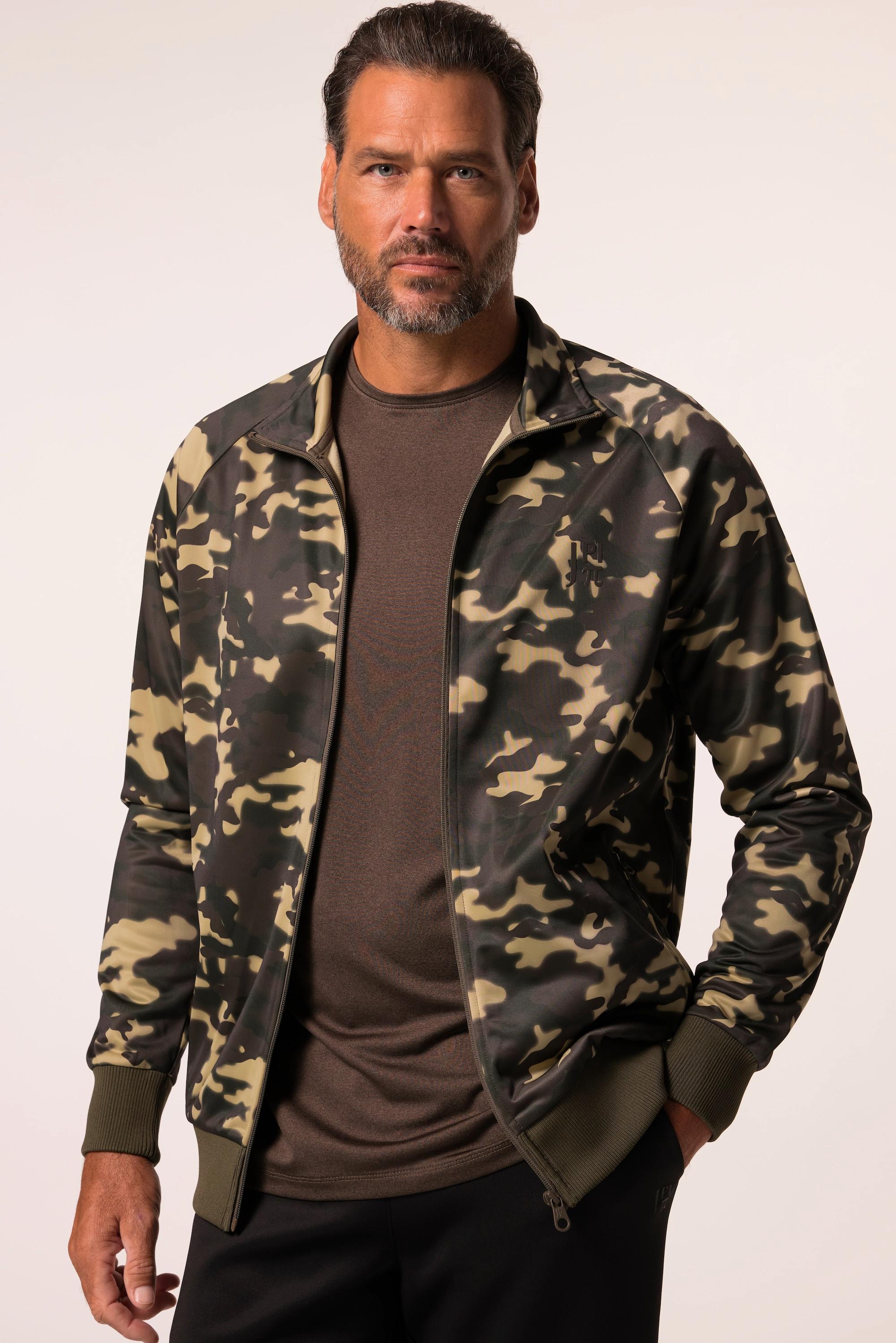 JP1880 Funktions-Trainingsjacke, Fitness, atmungsaktiv, Camouflage, bis 7 XL