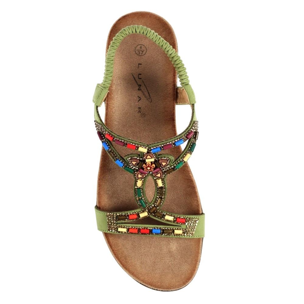 Lunar Sandalen Mariella, Perlenbesetzt