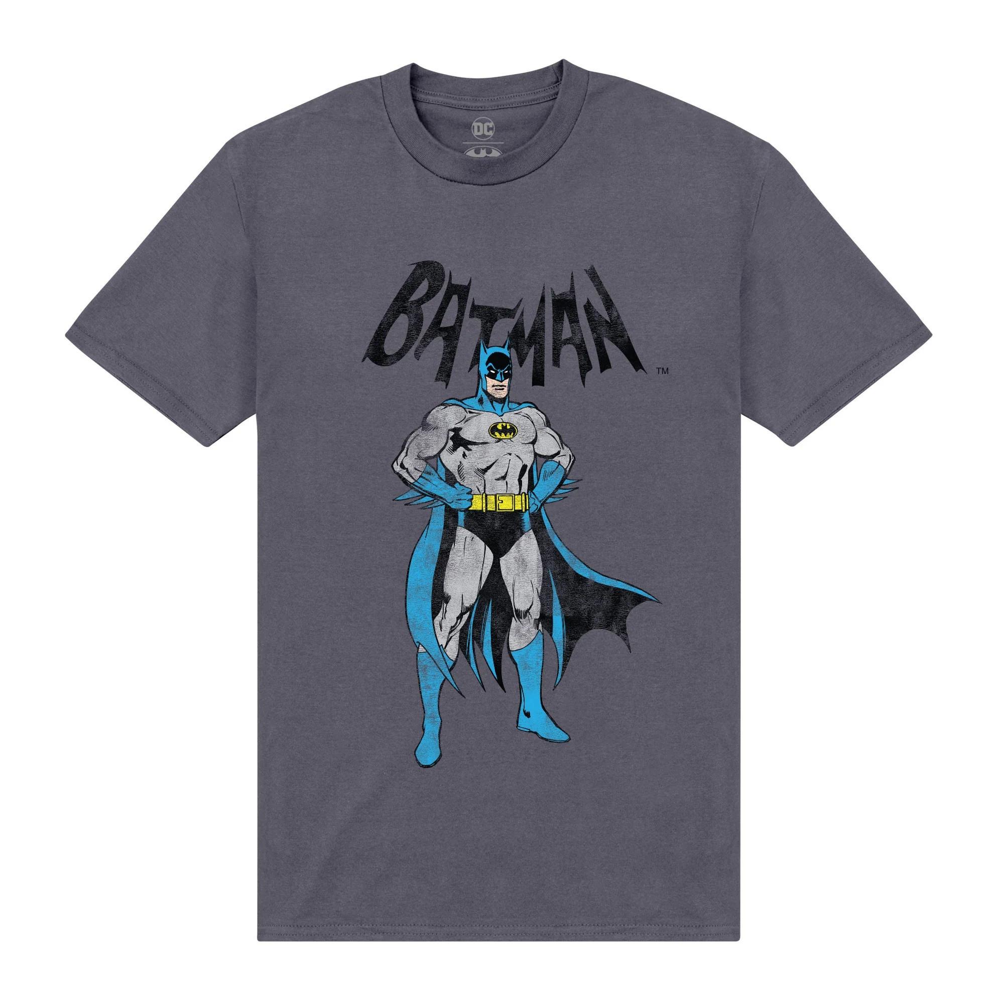 BATMAN Logo Print Kurzarm T-Shirt