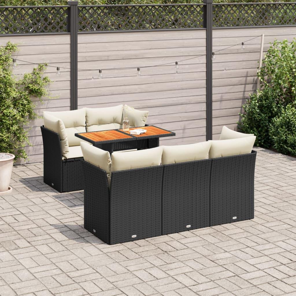 VidaXL Garten sofagarnitur poly-rattan