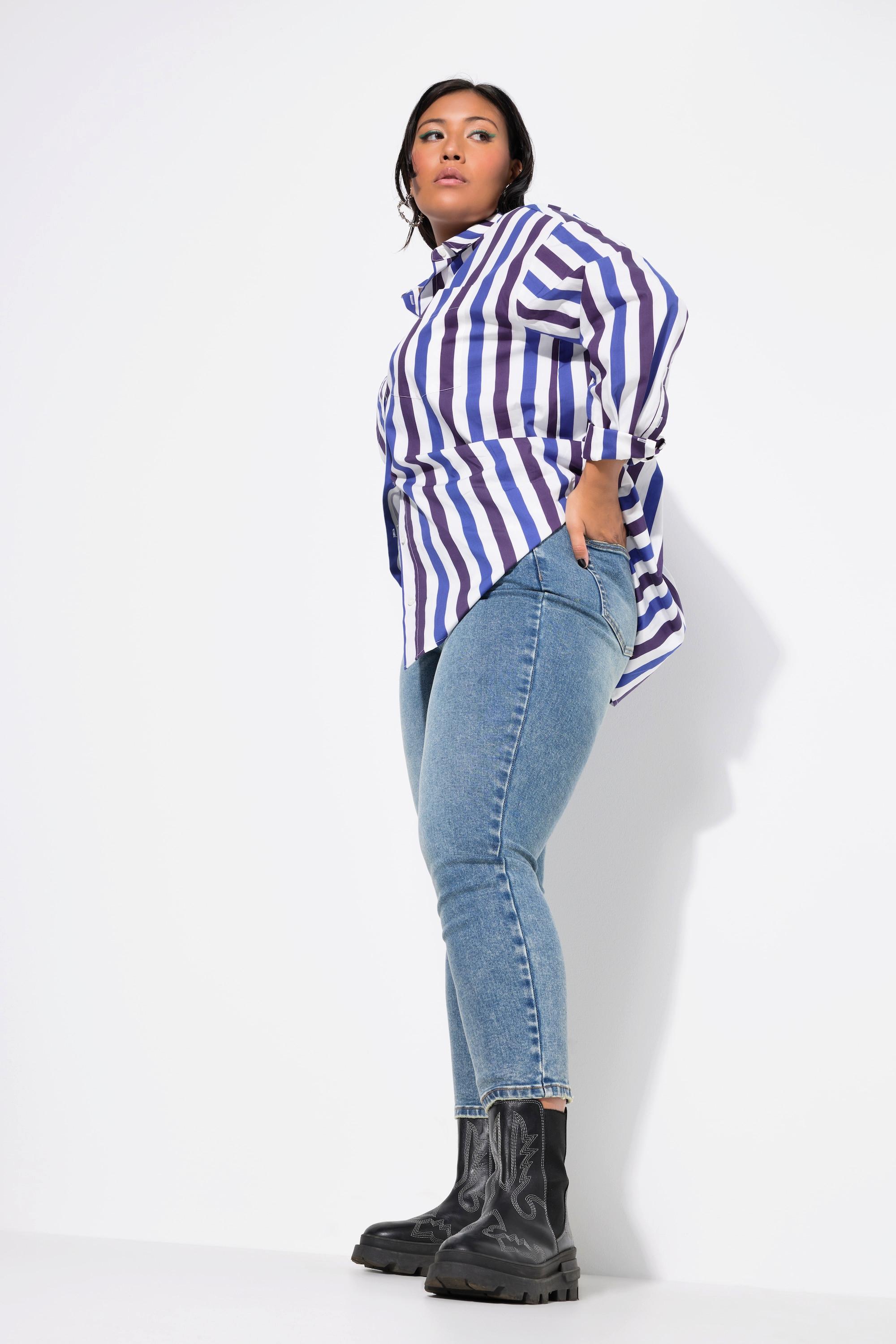 Studio Untold Mom Jeans Wide Leg 5-Pocket Elastikbund