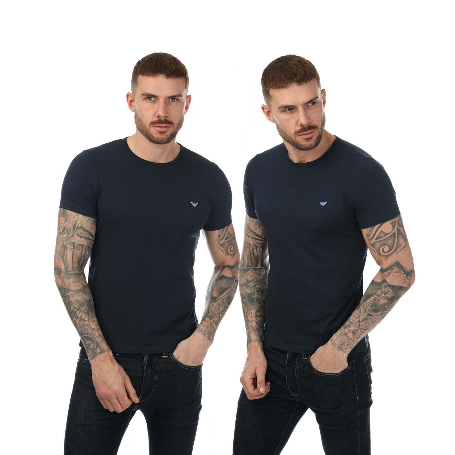 EMPORIO ARMANI Rundhals T-Shirt 2er-Pack