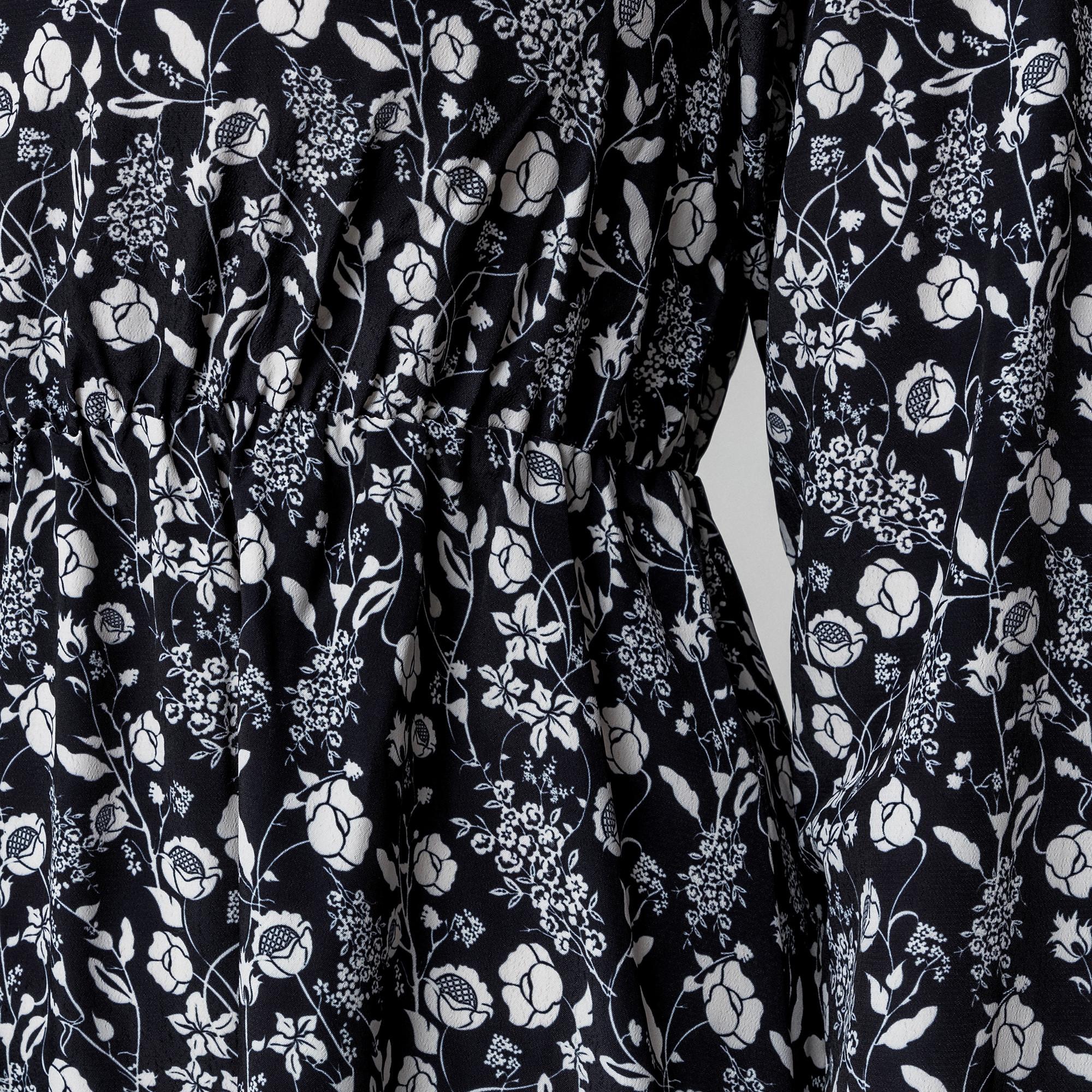 Manor Woman Minikleid mit floralem All-Over-Print