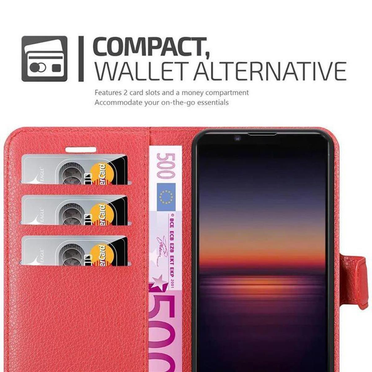 Cadorabo Hülle für Sony Xperia 1 II Standfunktion, Kartenfach