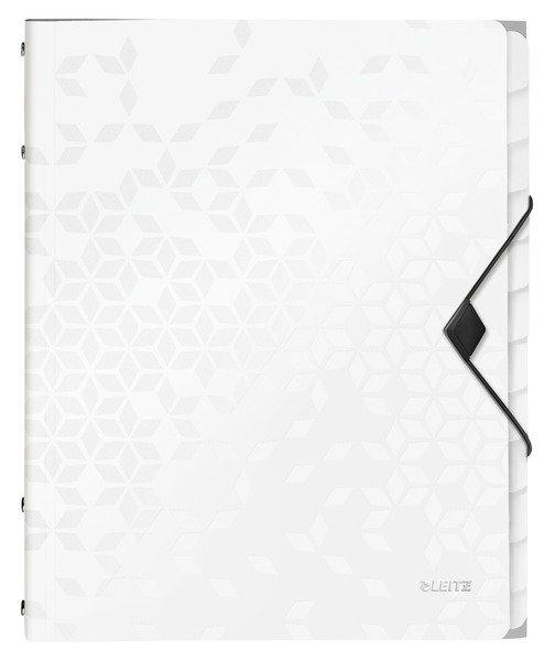 Leitz LEITZ Ordnungsmappe WOW PP A4 4634-00-01 weiss 12-teilig