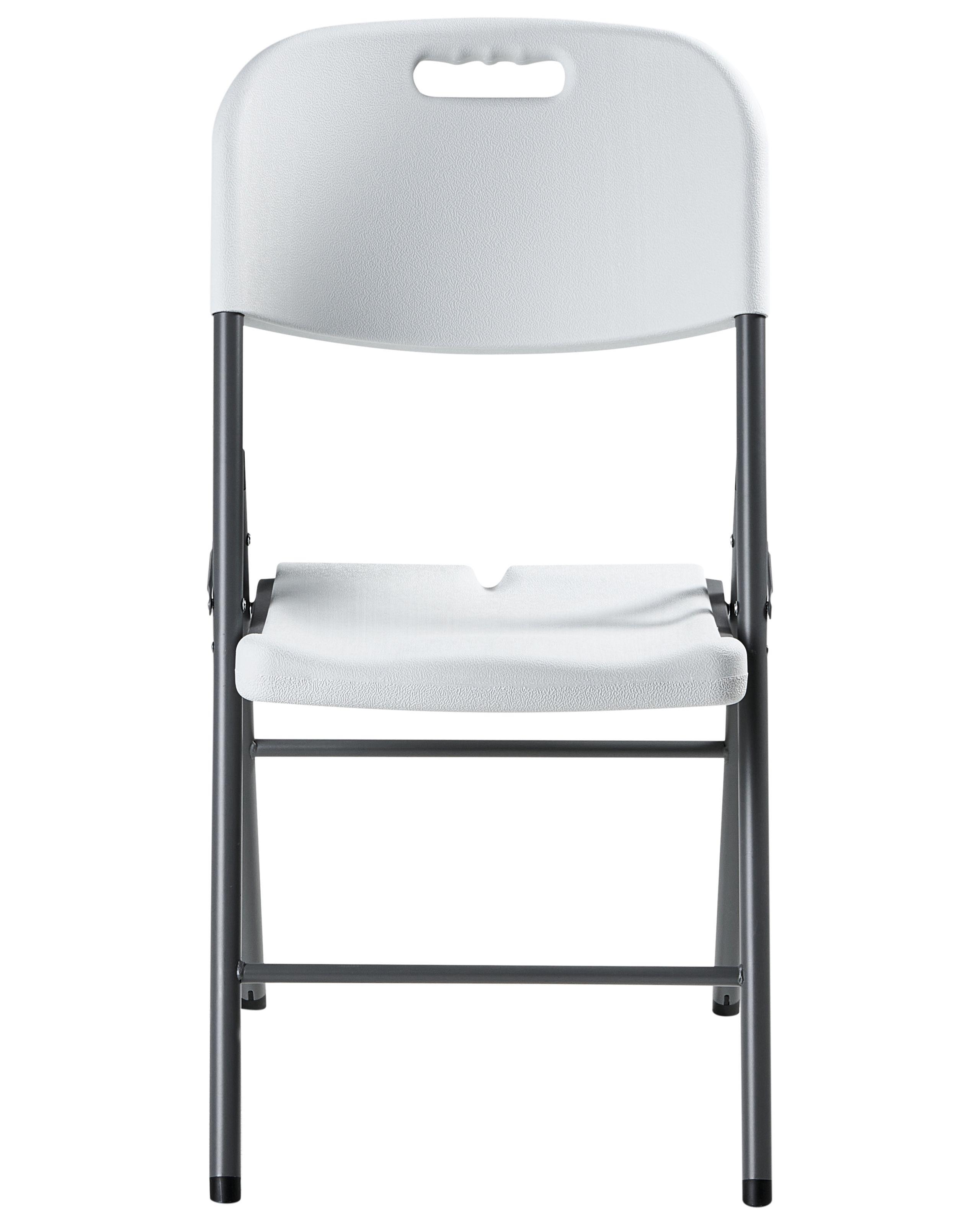 Beliani Gartenstuhl 2er Set aus Kunststoff Modern CUGNOLI