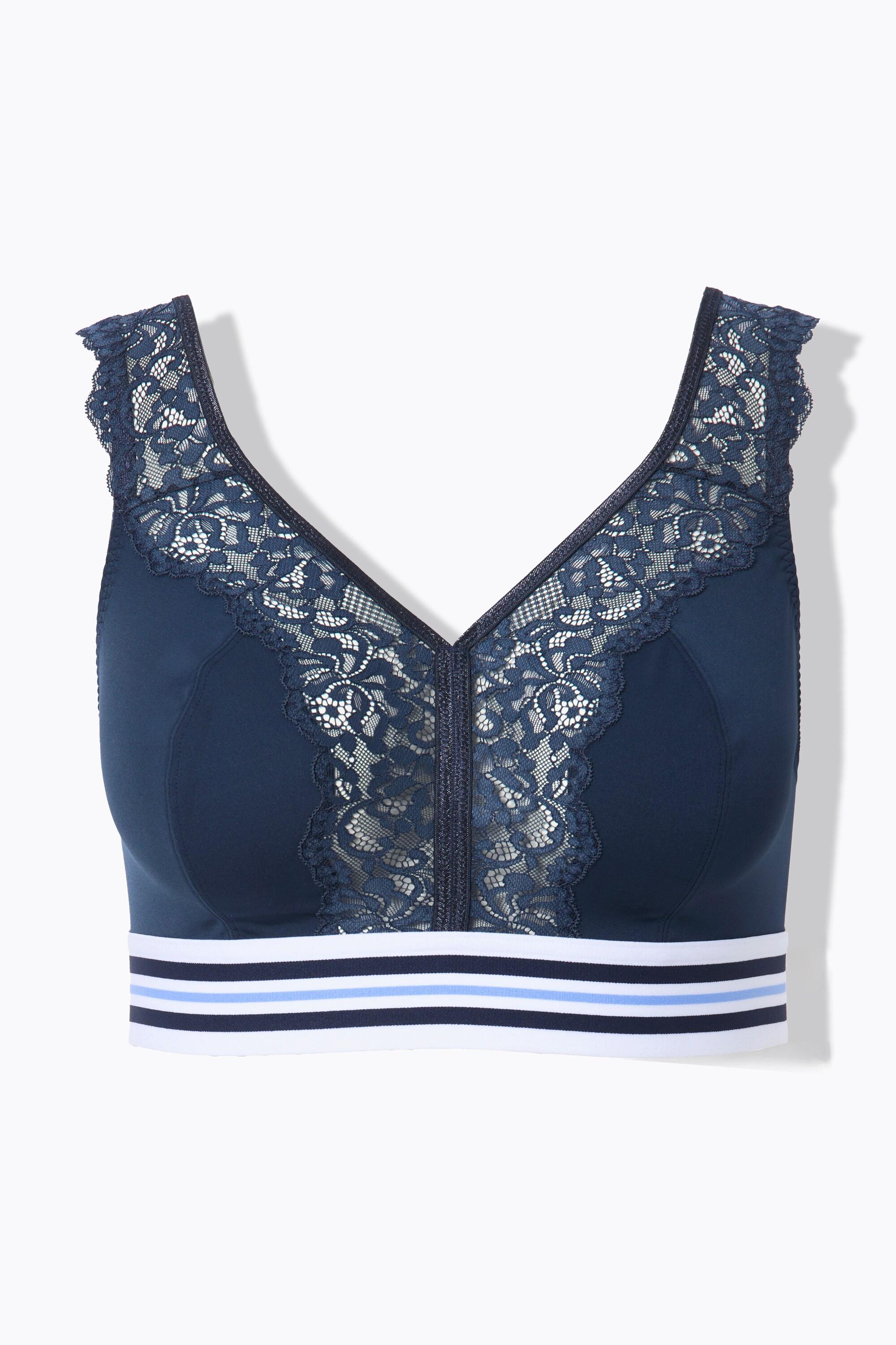 Ulla Popken Minimizer-Bralette, Spitze, ohne Bügel