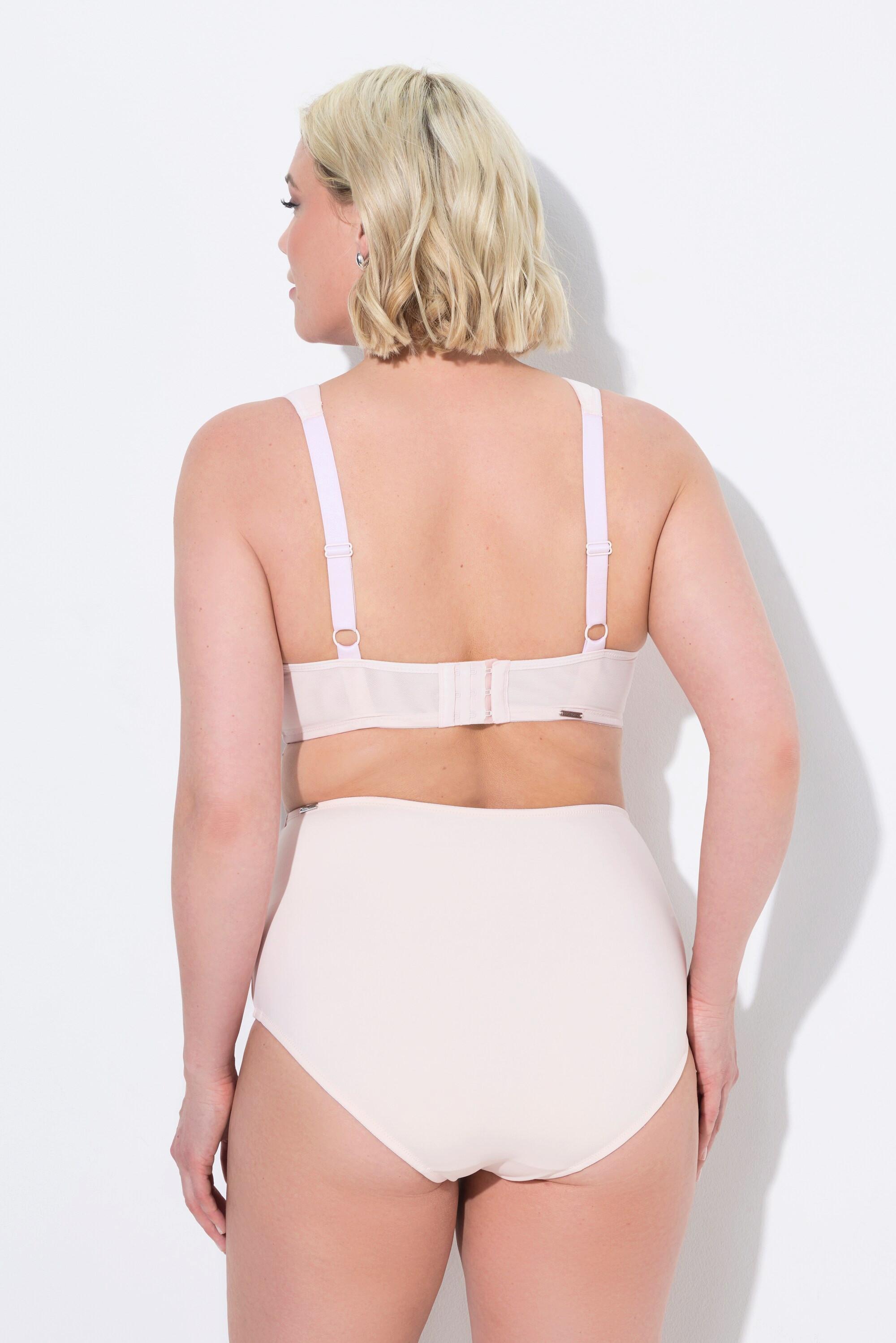 Ulla Popken Bügel-BH, Softschale, Mesh-Einsatz, Cup C - E