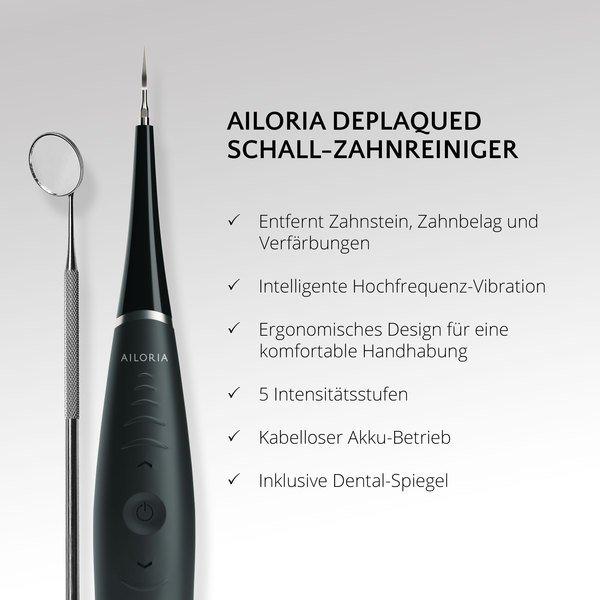 AILORIA DEPLAQUED Schall-Zahnreiniger - Black