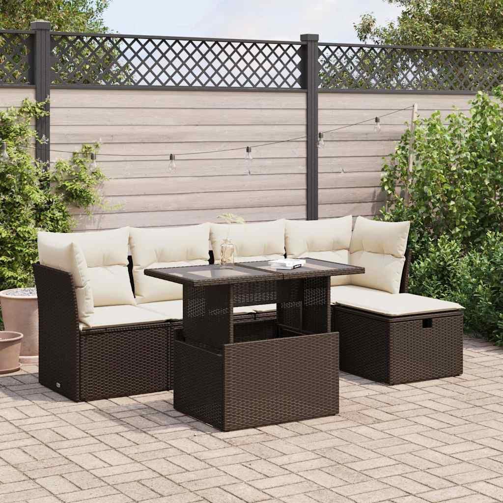 VidaXL Garten sofagarnitur poly-rattan