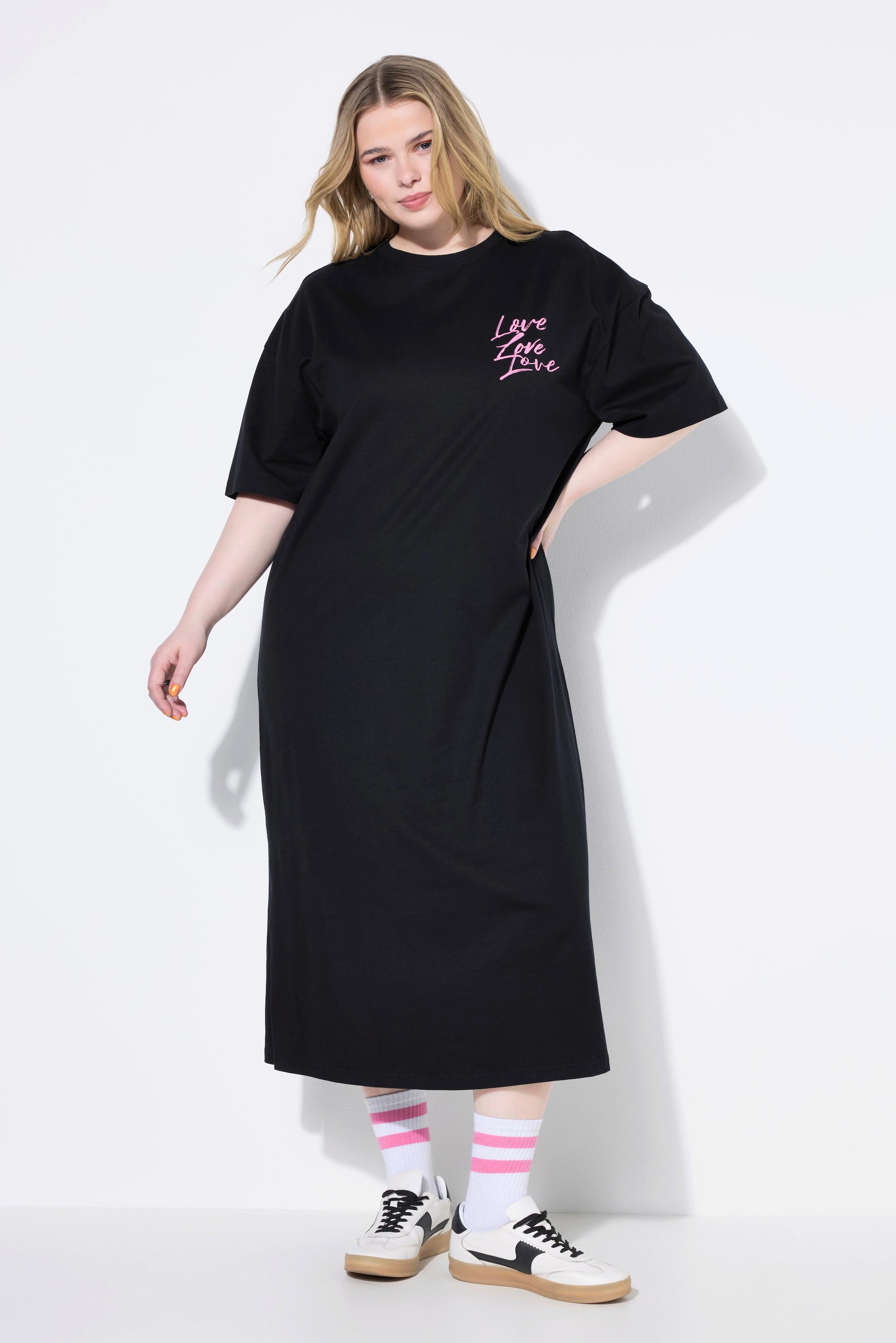 Studio Untold Oversized Jersey Bigshirt Kleid mit Rückenprint