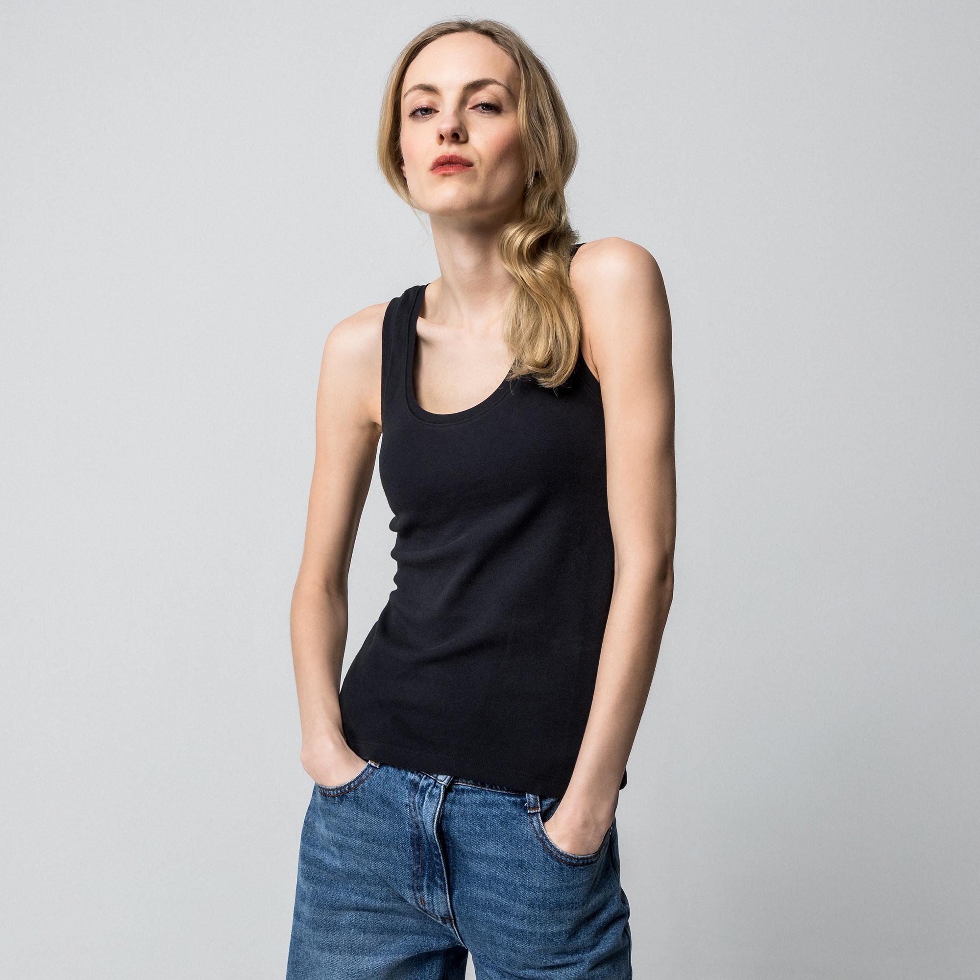 Manor Woman Ärmelloses Rundhals Top