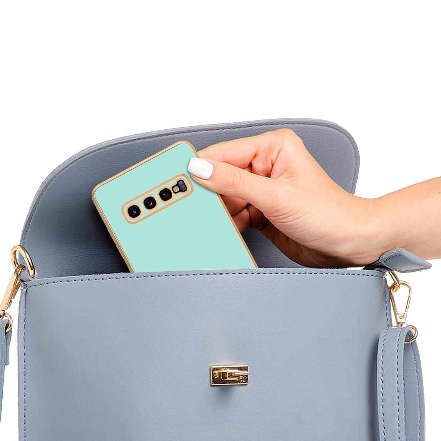 Cadorabo Hülle für Samsung Galaxy S10 PLUS mit Kameraschutz