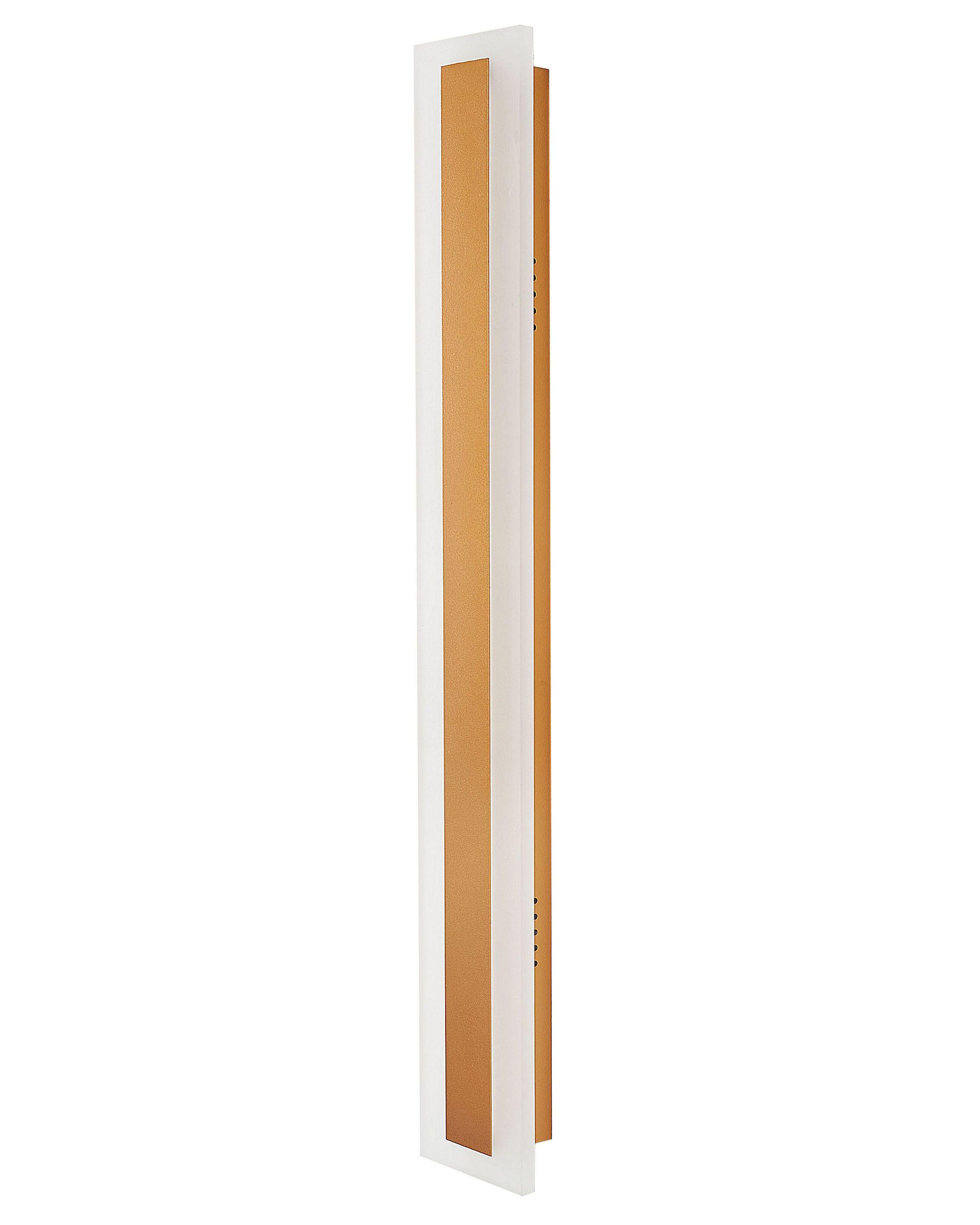 Beliani LED Aussenwandleuchte aus Stahl Modern ROSALIE