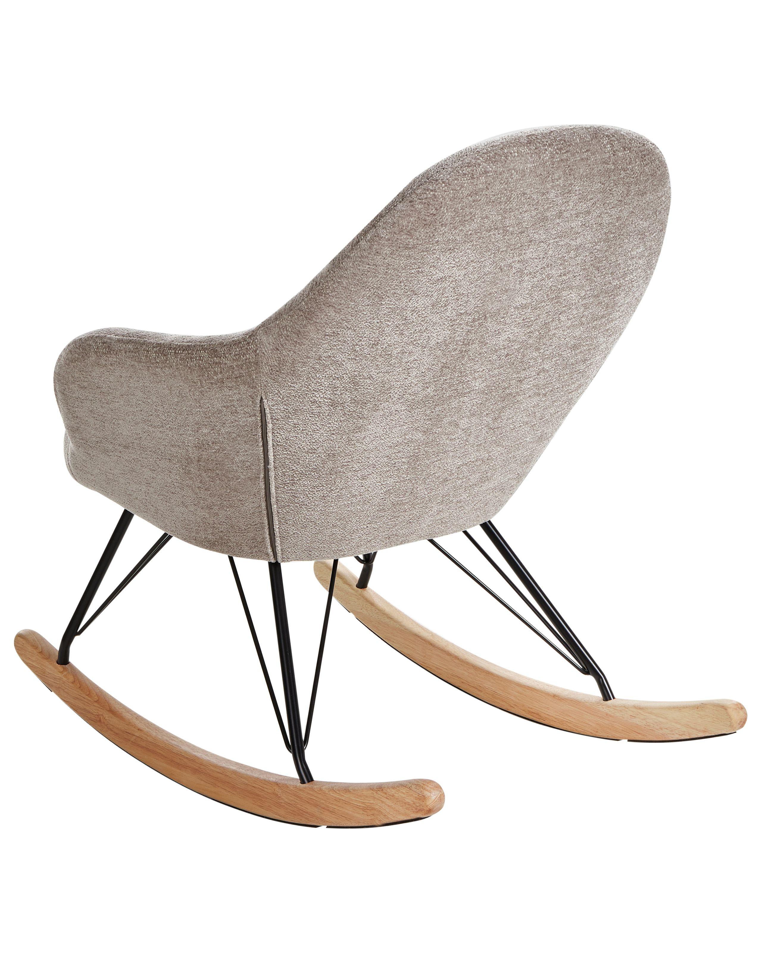 Beliani Schaukelsessel aus Polyester Modern SKALE