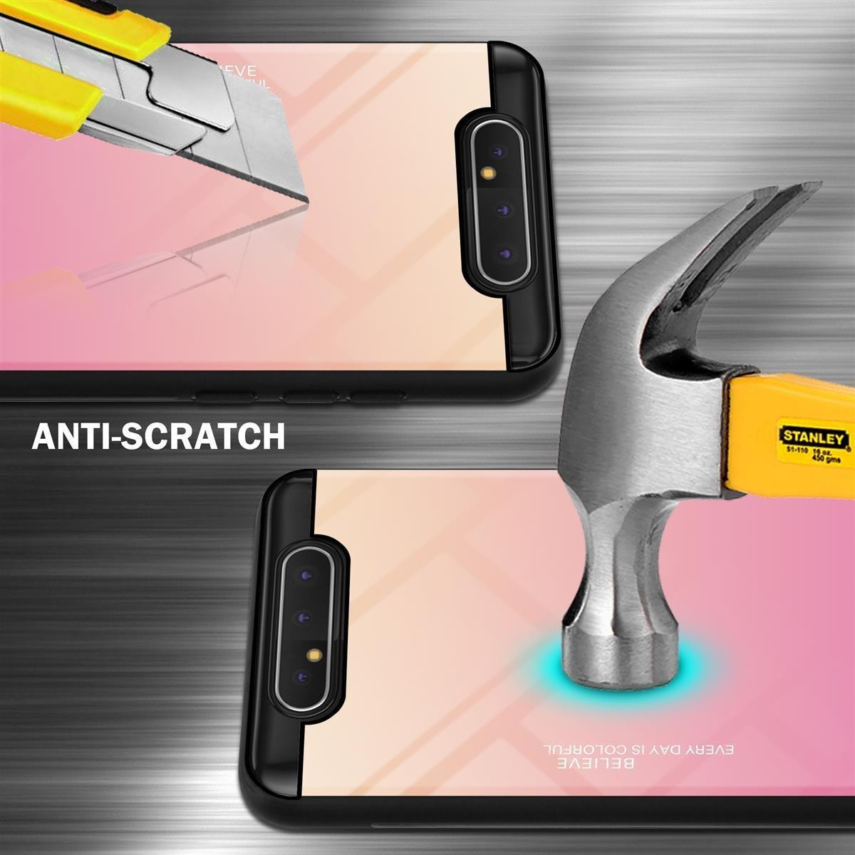 Cadorabo Hülle für Samsung Galaxy A80 / A90 4G Zweifarbig