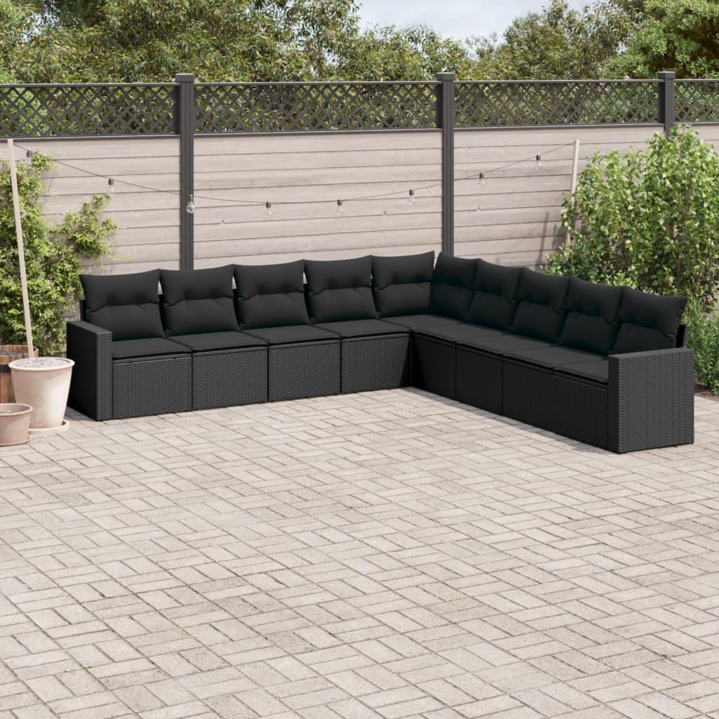 VidaXL Garten sofagarnitur poly-rattan