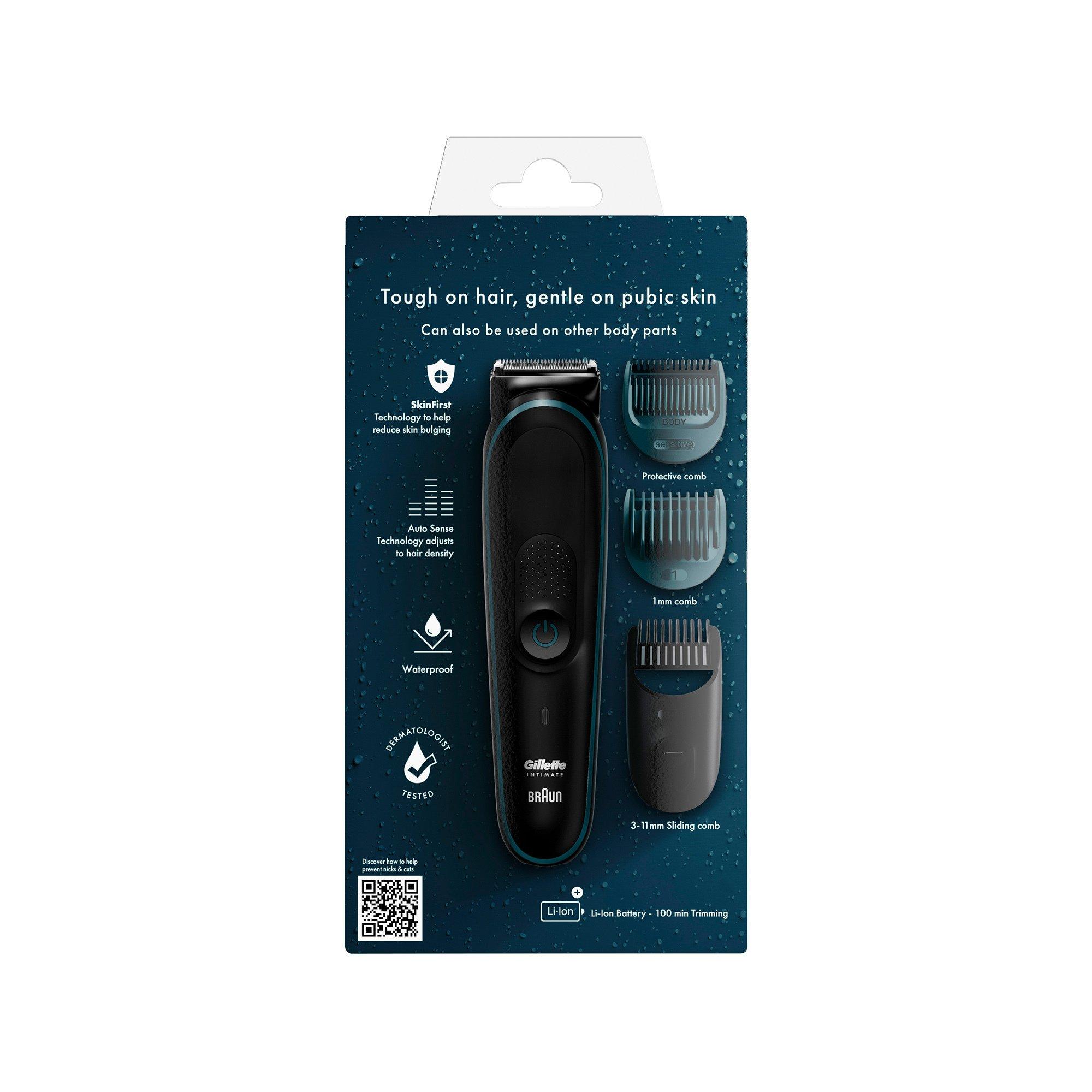 Gillette Intimate Trimmer i5 für den Intimbereich für Männer, wasserdicht