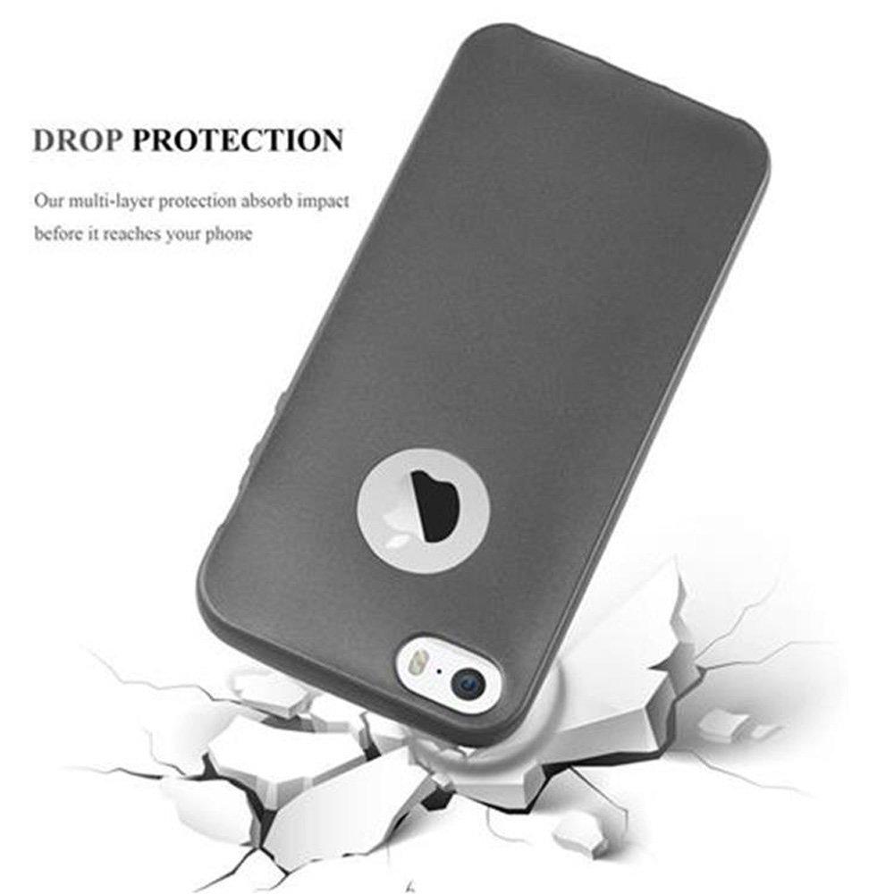 Cadorabo Hülle für Apple iPhone 5 5S SE 2016 TPU Silikon Matt