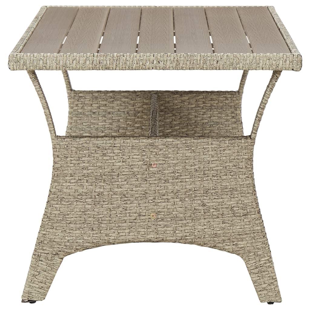 VidaXL Gartentisch poly-rattan