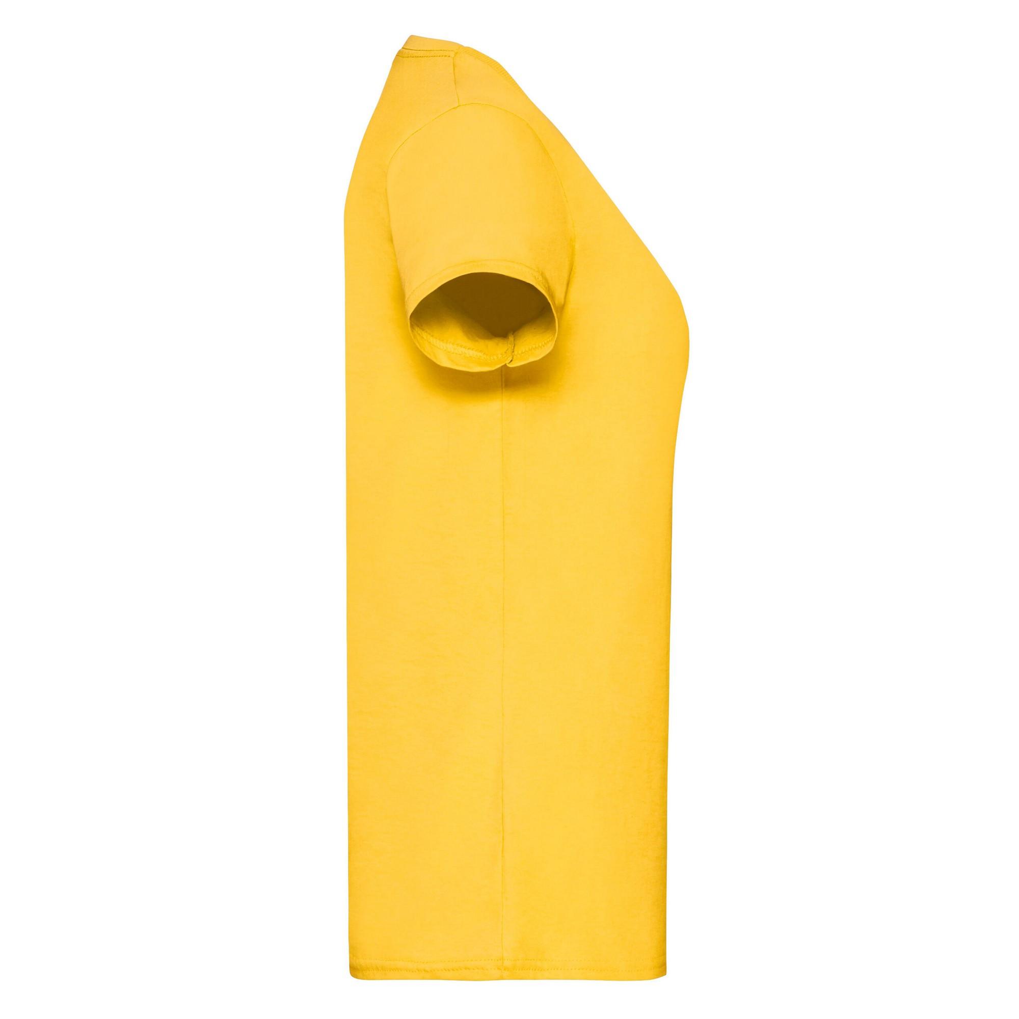 Fruit of the Loom Unifarbenes Kurzarm T-Shirt