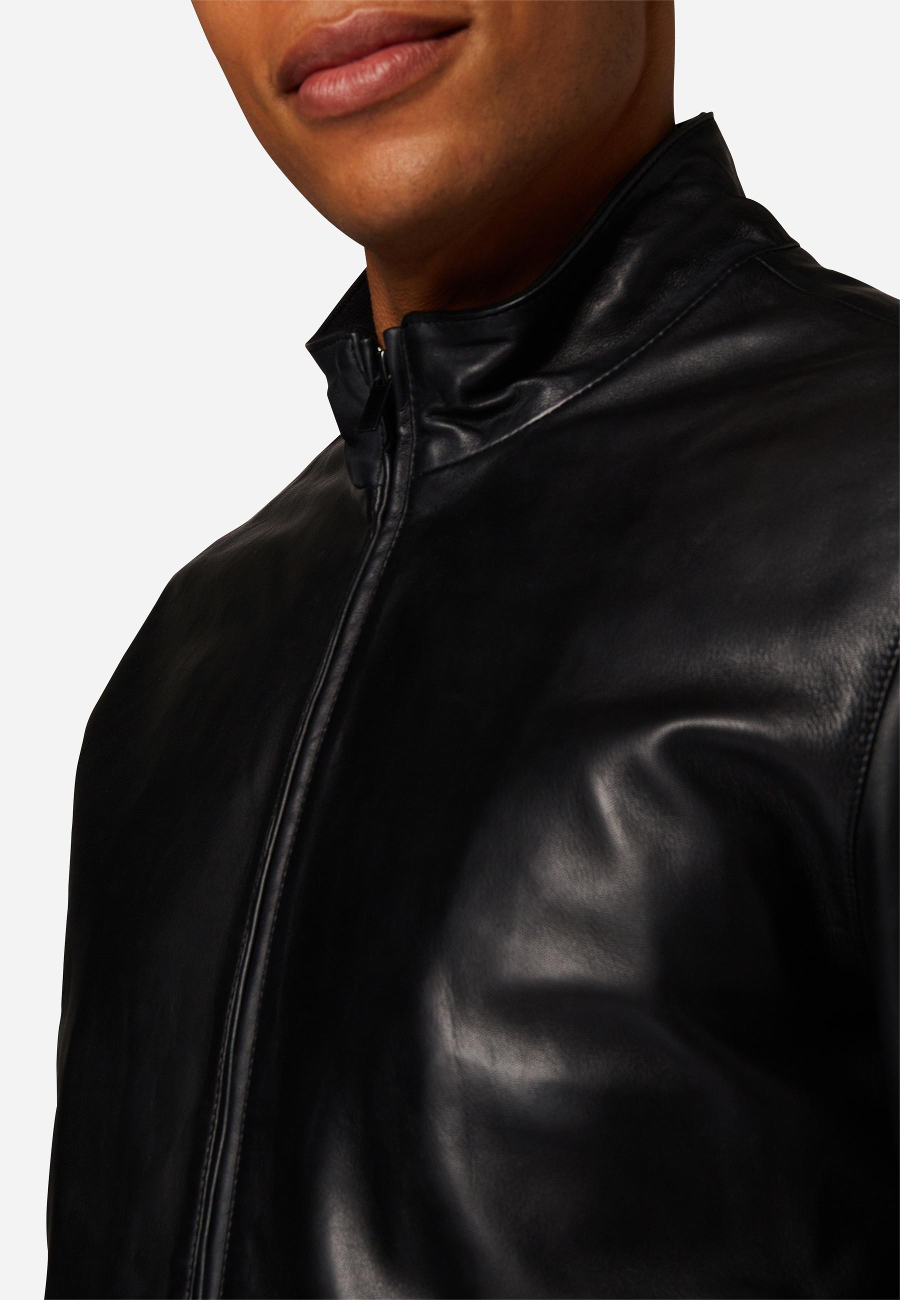 RICANO Lederjacke Lalo, Bomber-Jacke mit Stehragen