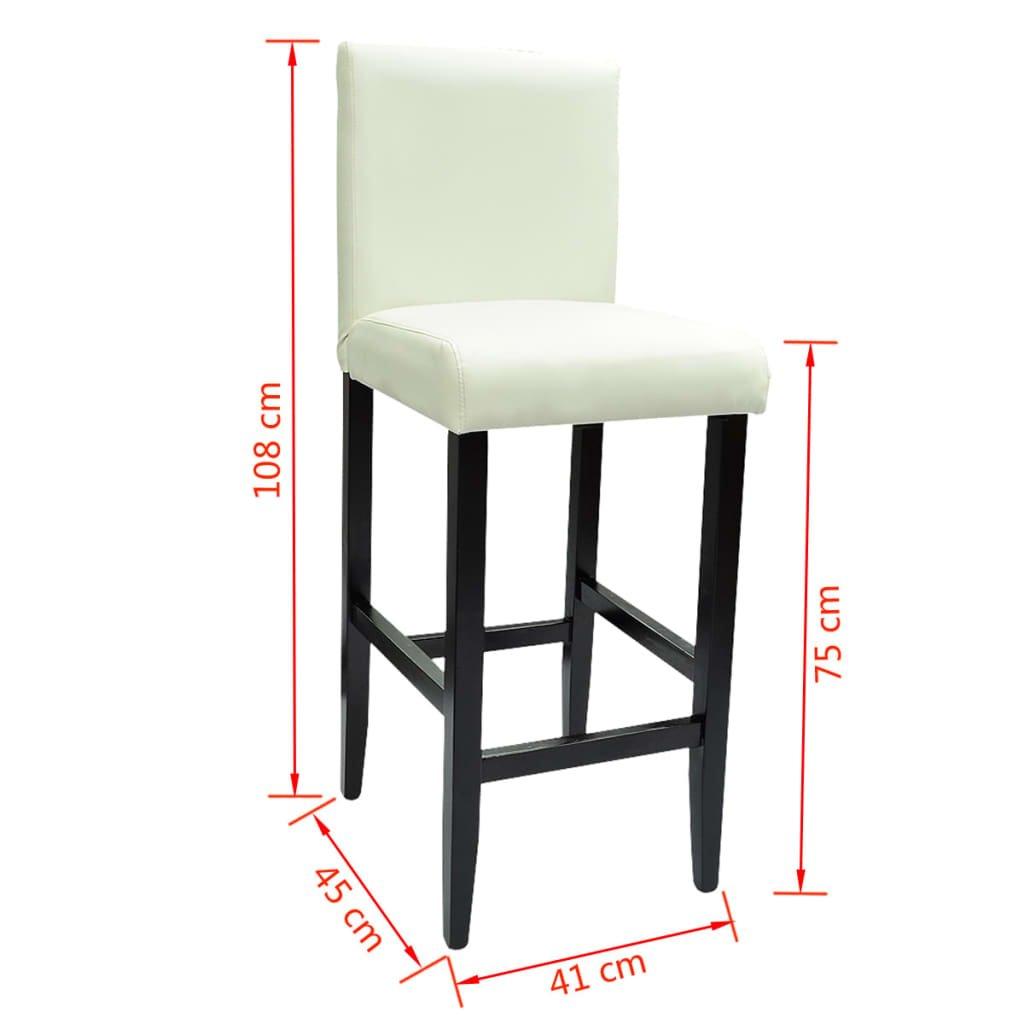 VidaXL Barhocker kunstleder