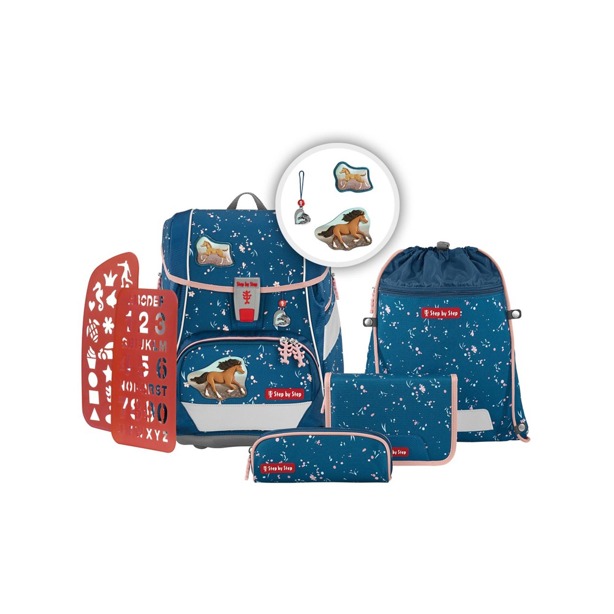 Step by Step Schulrucksack-Set, 6-teilig Wild Horse Ronja