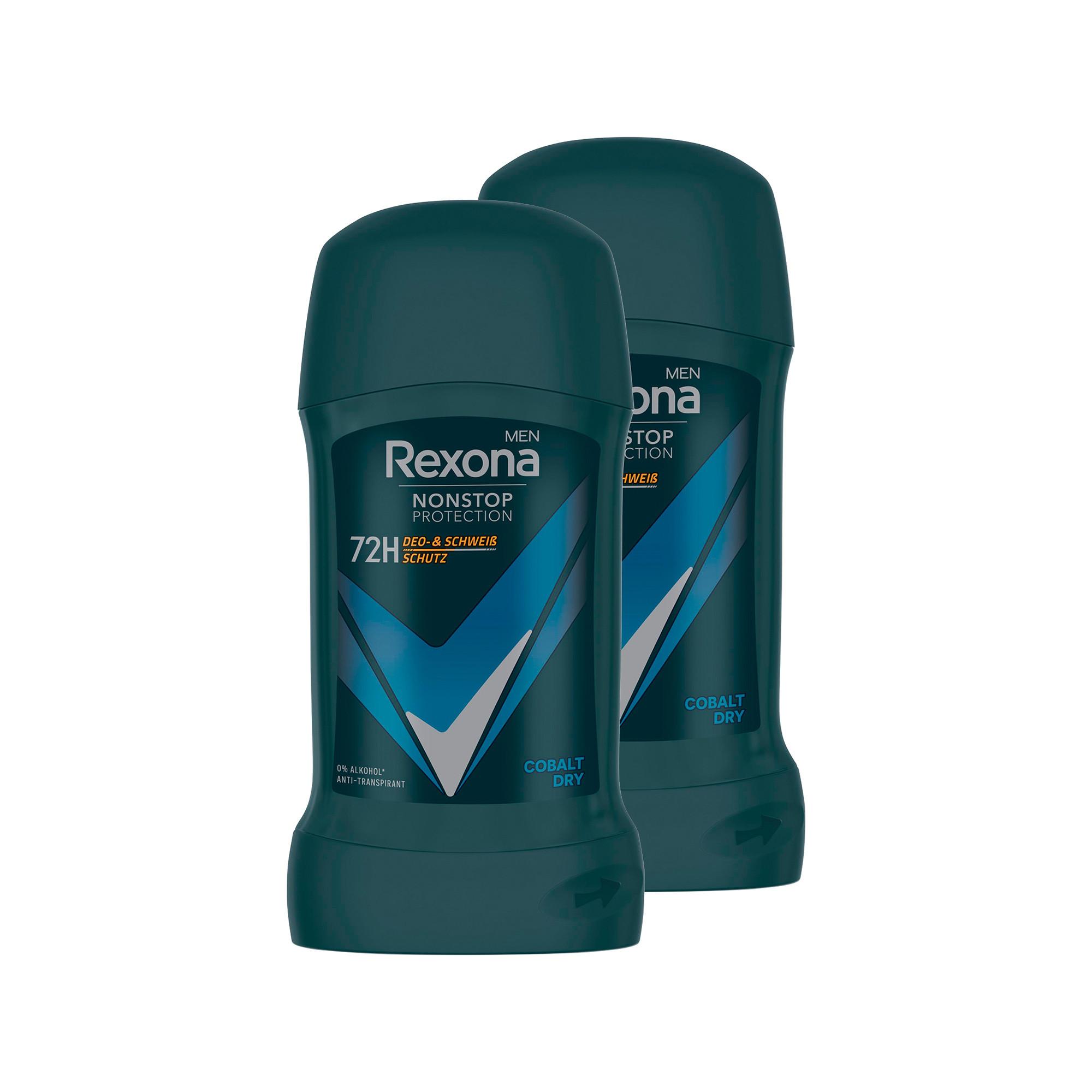 Rexona Men Nonstop Protection Anti-Transpirant Cobalt Dry Deostick DUO