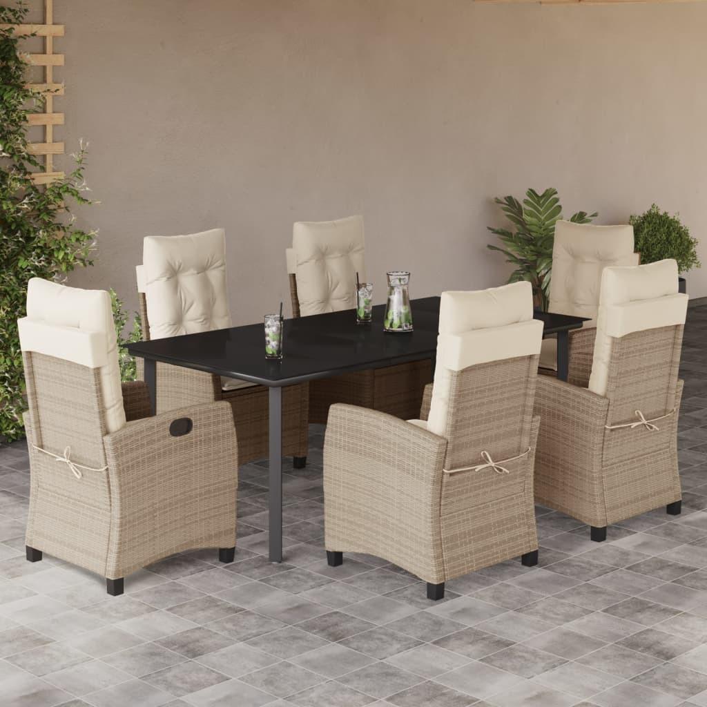 VidaXL Garten essgruppe poly-rattan