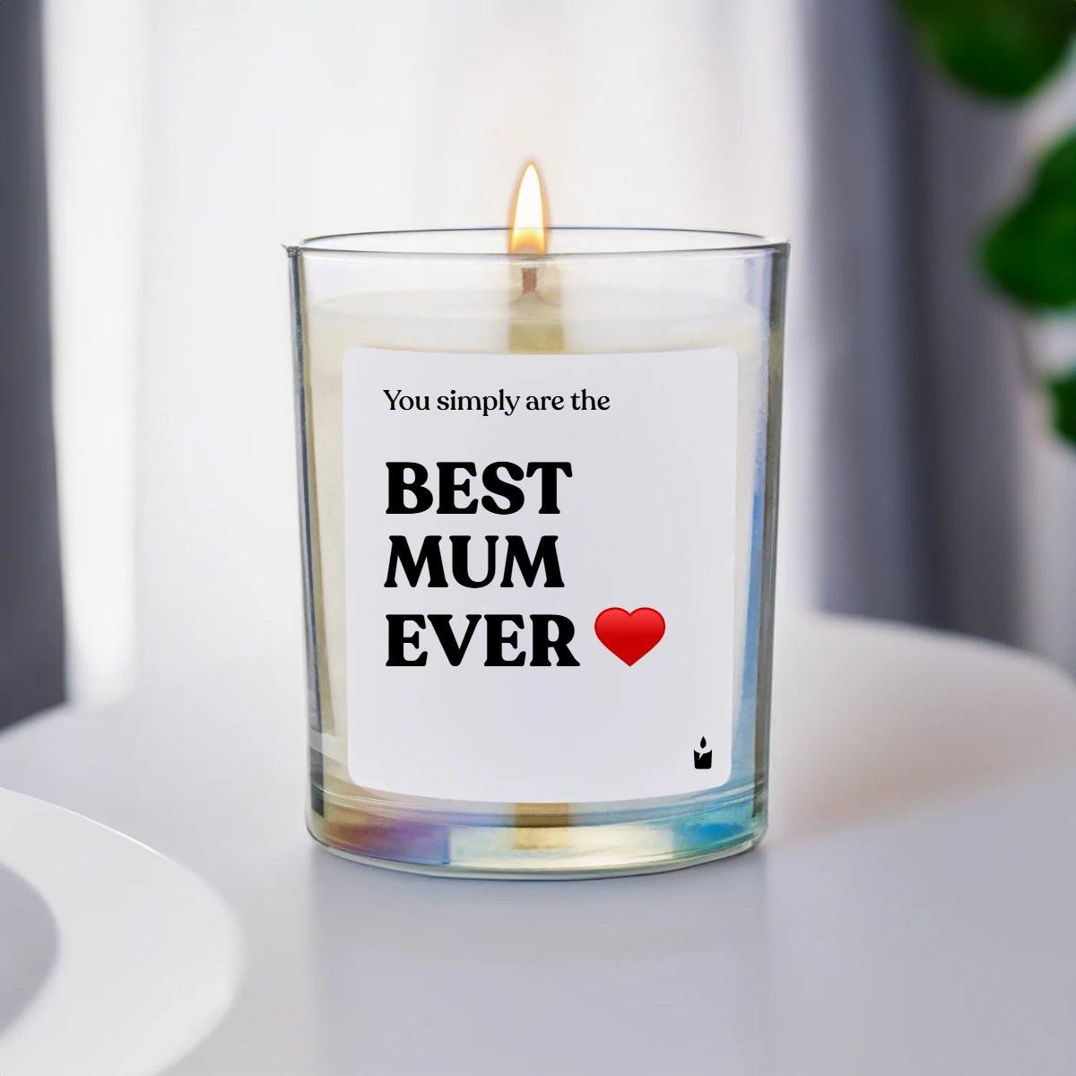 CandleHand Duftkerze Flowery You simply are the best mum ever