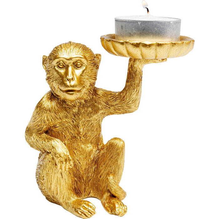 KARE Design Deko Figur Monkey Tealight Holder 11