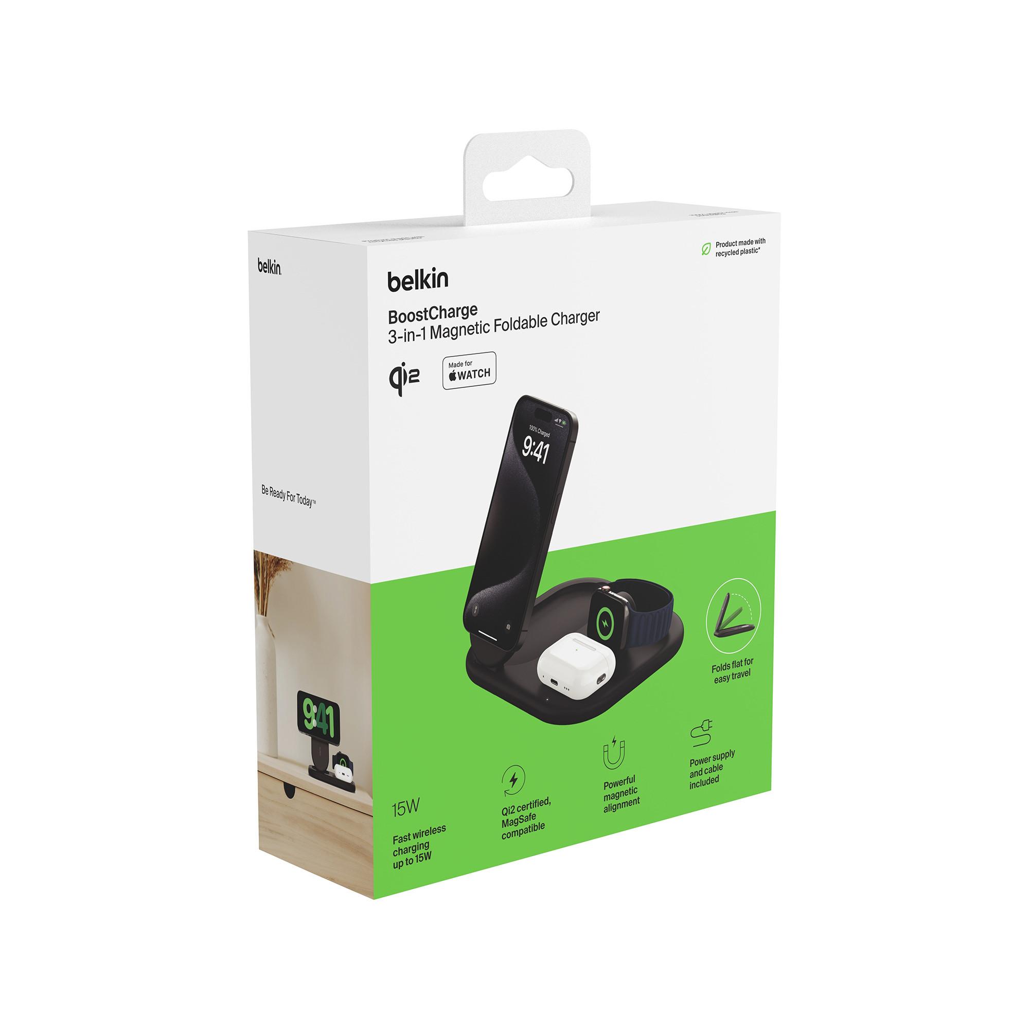 belkin Foldable Wireless Charing Pad Stromadapter USB-C